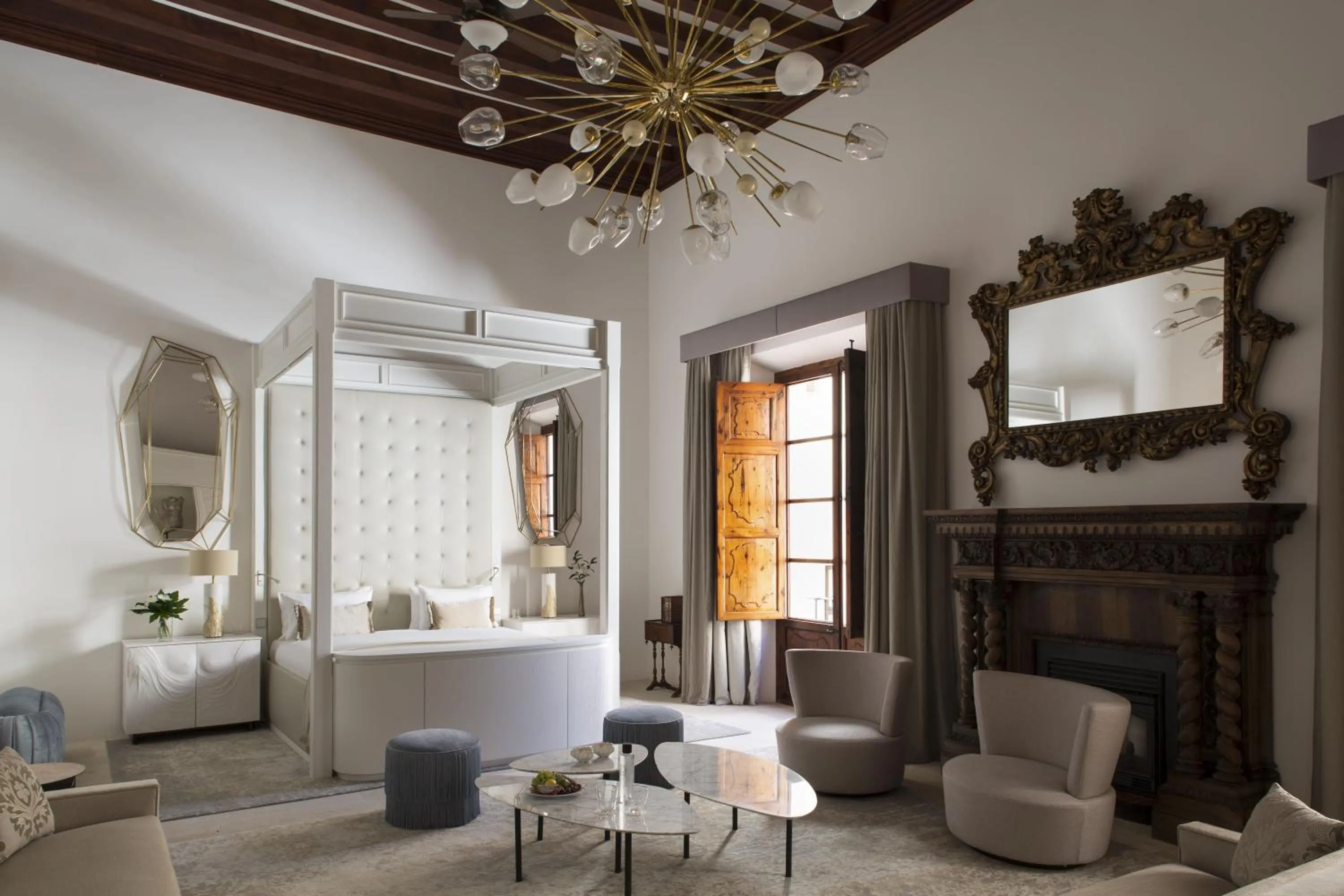 Seating area in Palacio Can Marqués by Puro