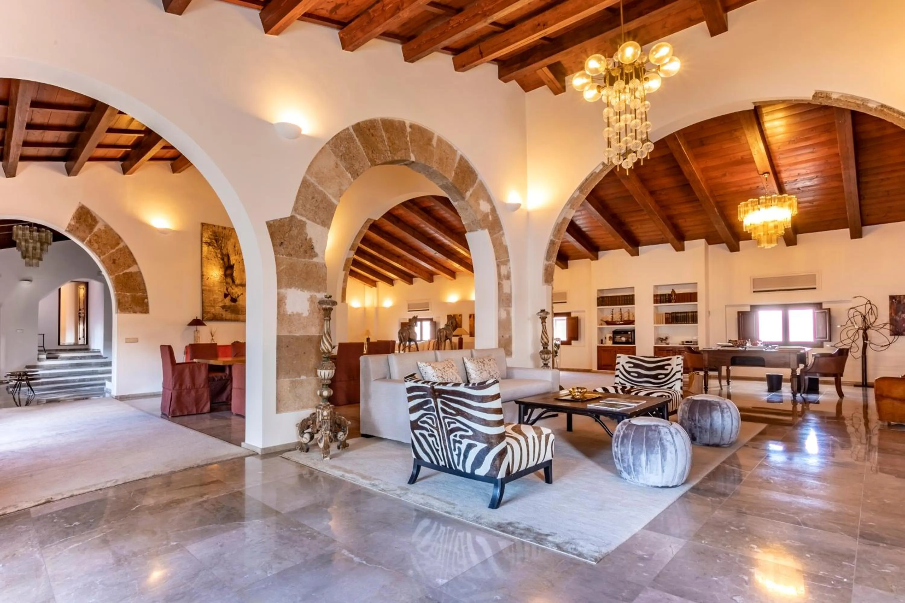 Living room in Palacio Can Marqués by Puro