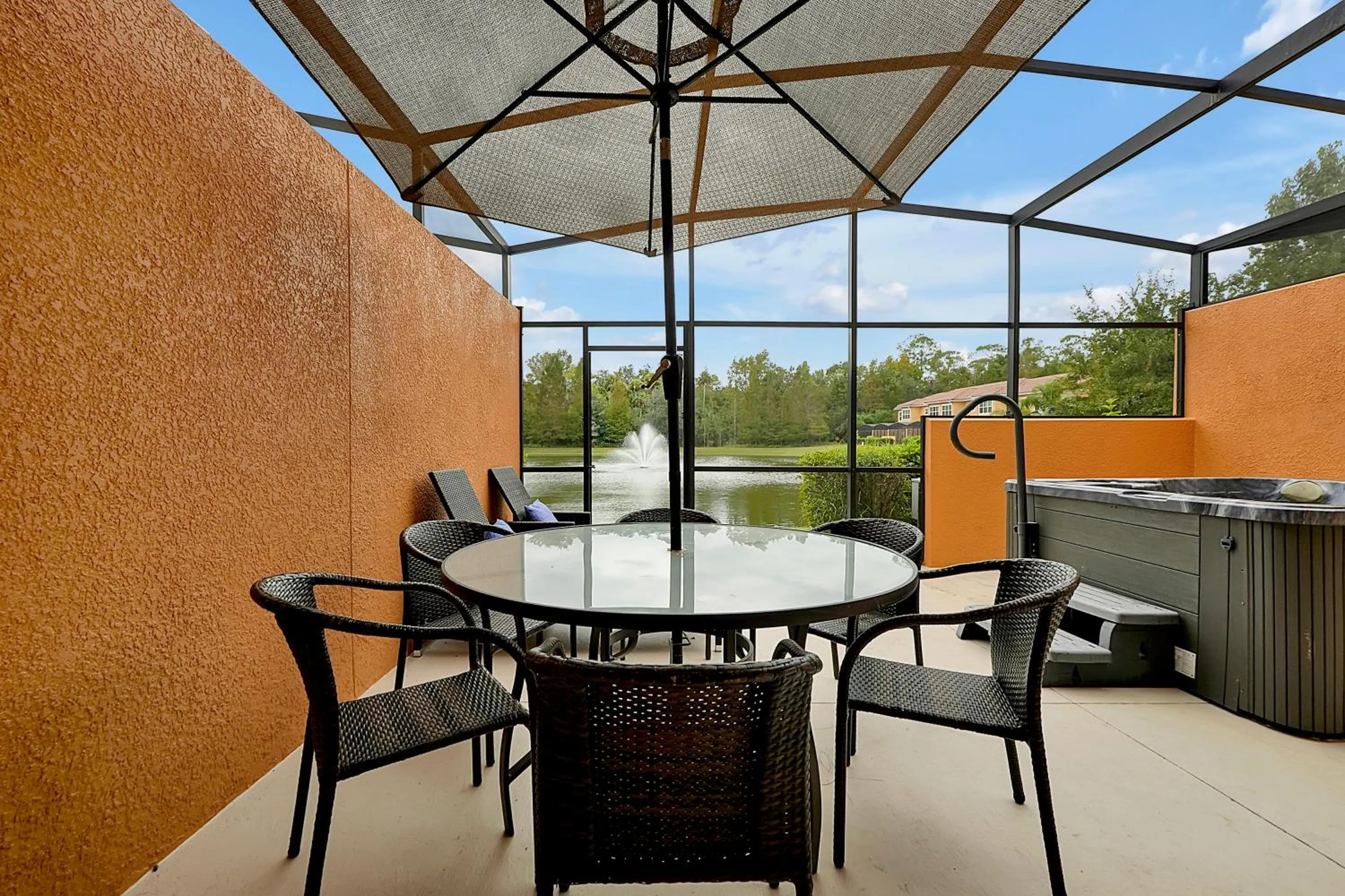Patio in Regal Oaks A Clc World Resort - Kissimmee