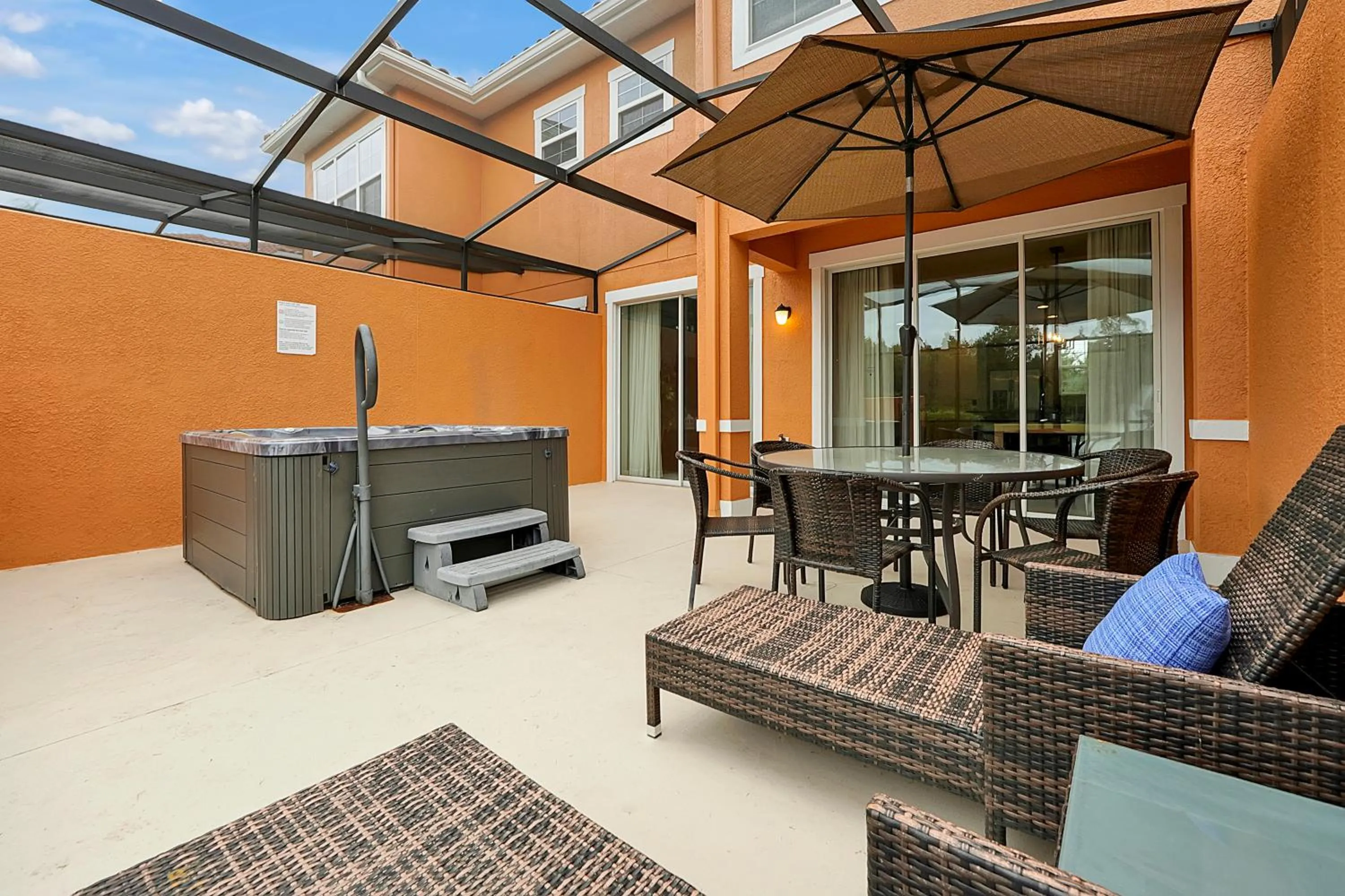 Patio in Regal Oaks A Clc World Resort - Kissimmee