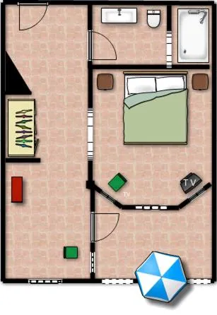 Floor plan in Hotel Paraiso Escondido