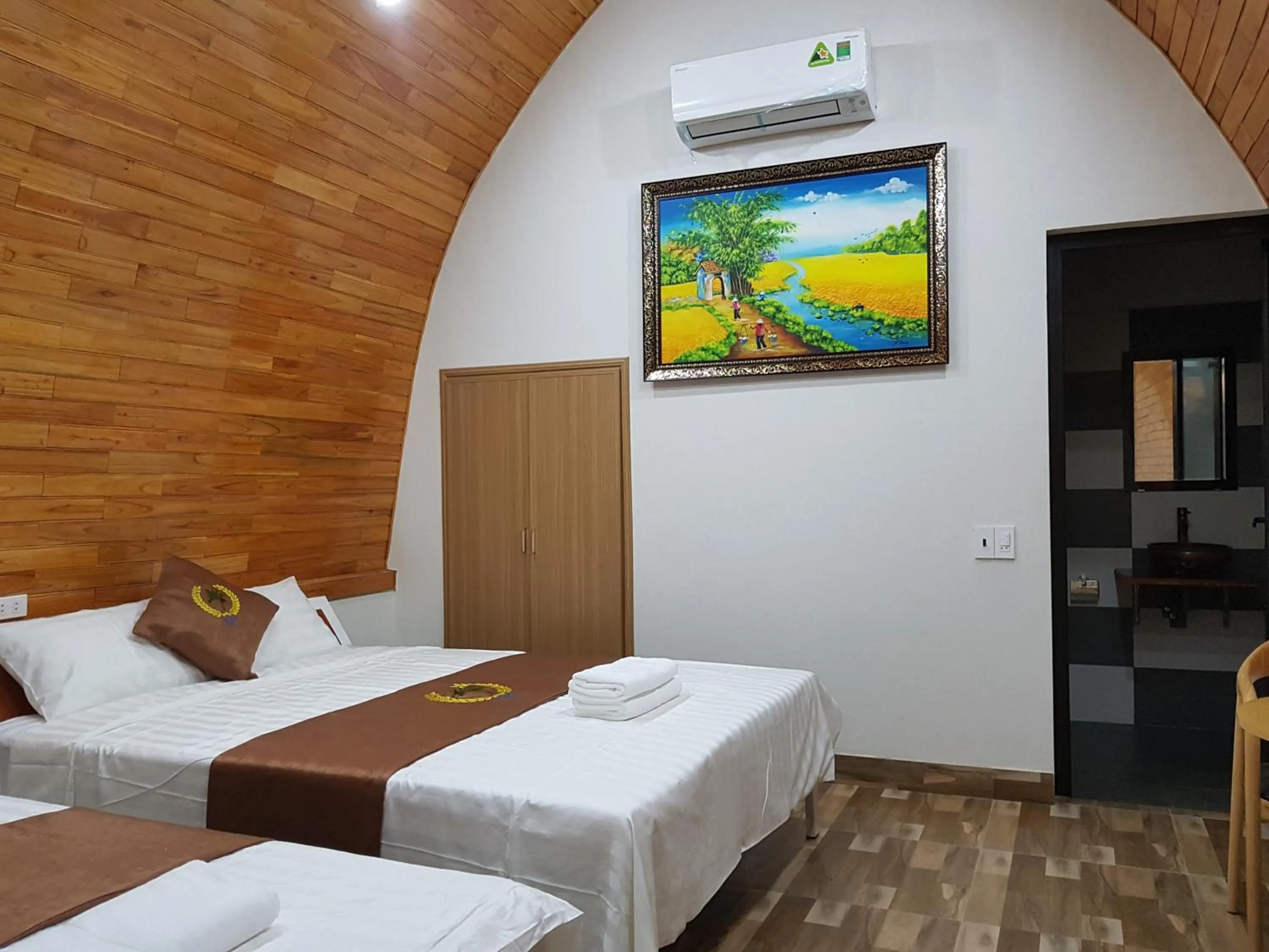 Bed in Areca Bungalow