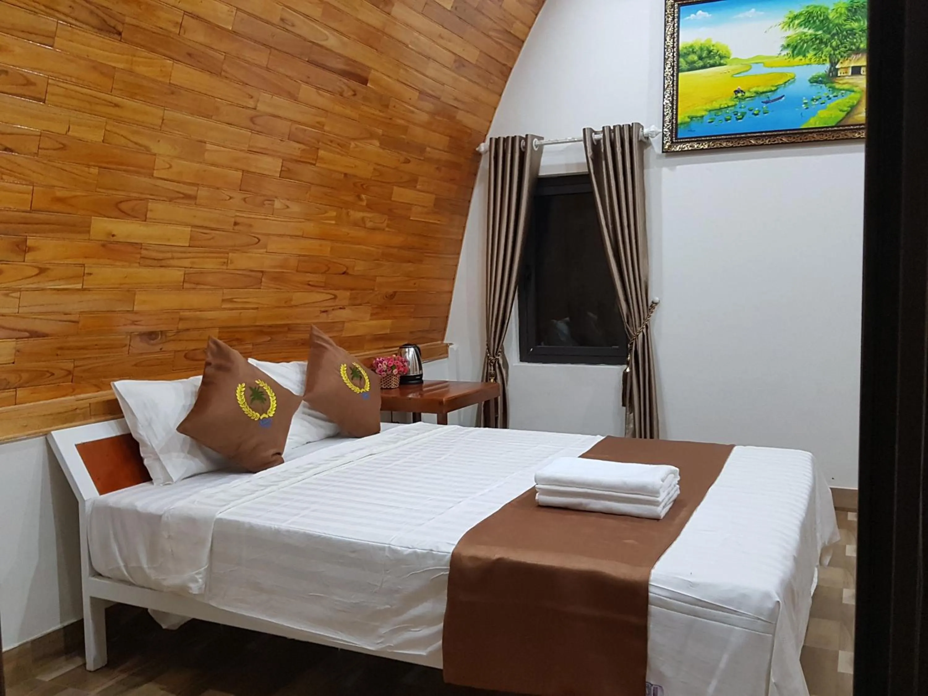 Bed in Areca Bungalow