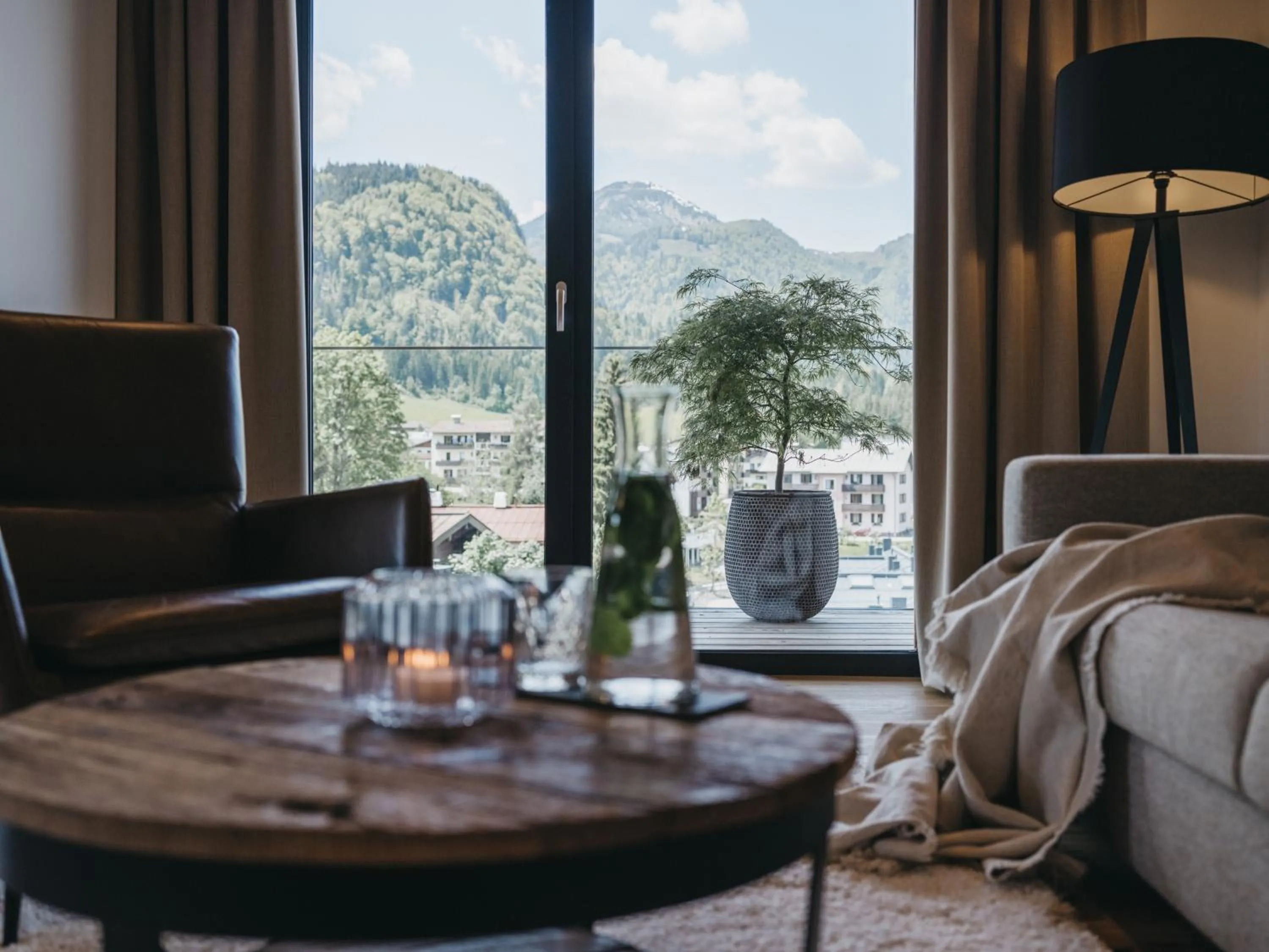 Living room in VAYA Fieberbrunn