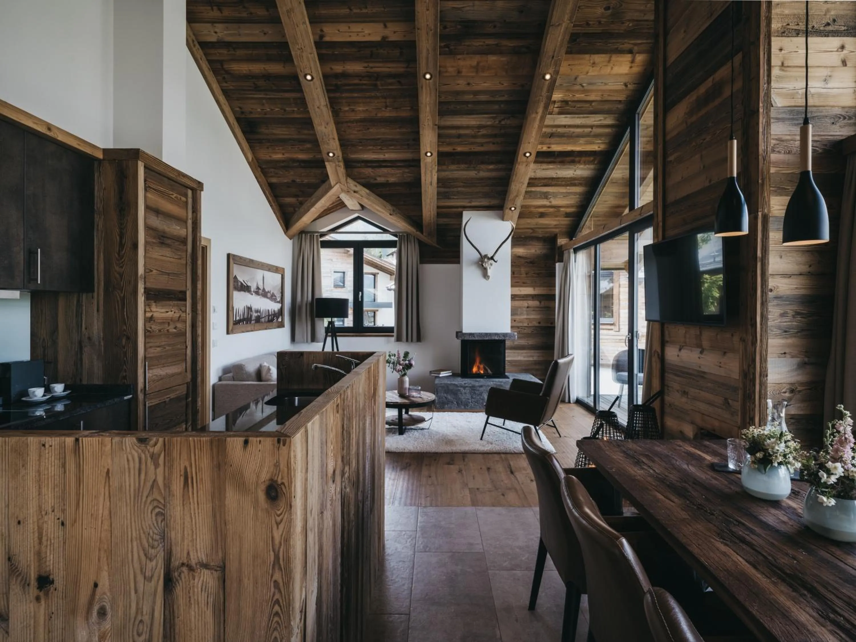 Living room in VAYA Fieberbrunn