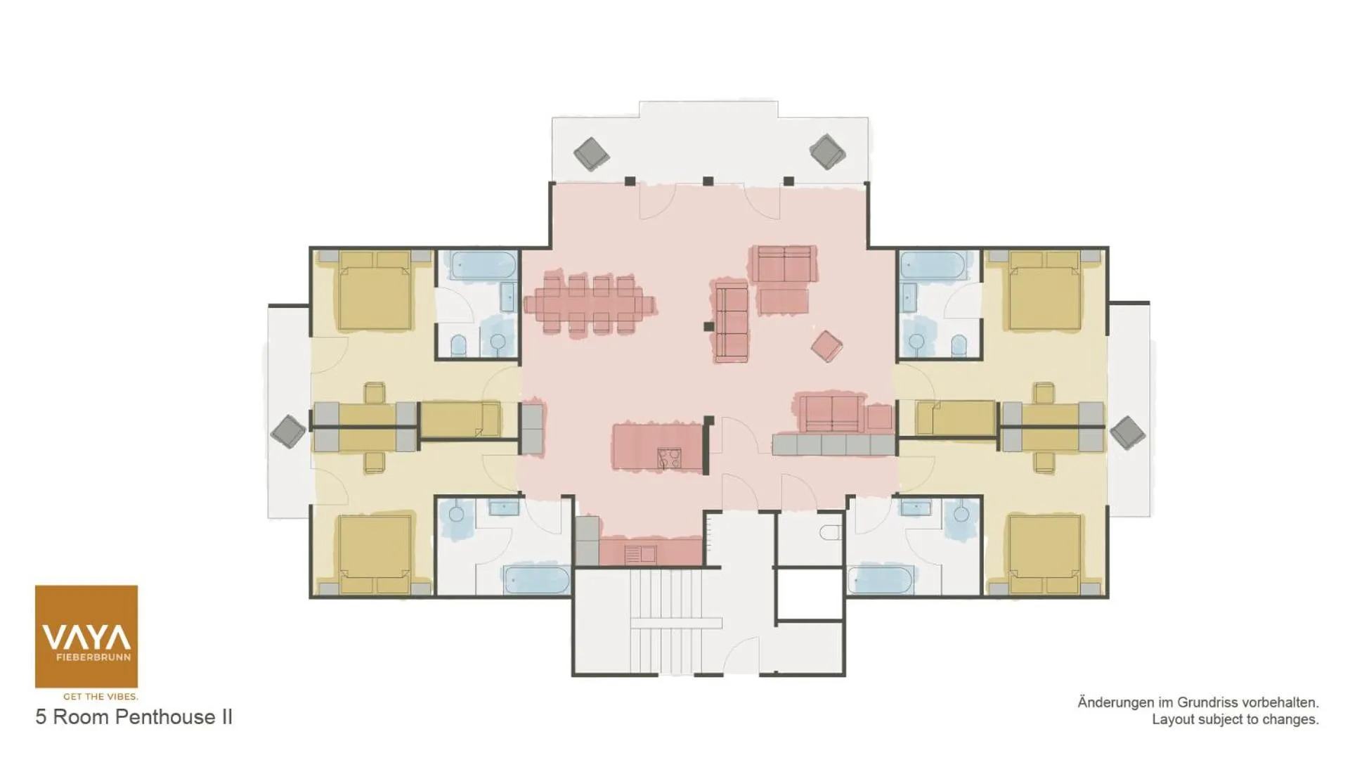 Floor plan in VAYA Fieberbrunn