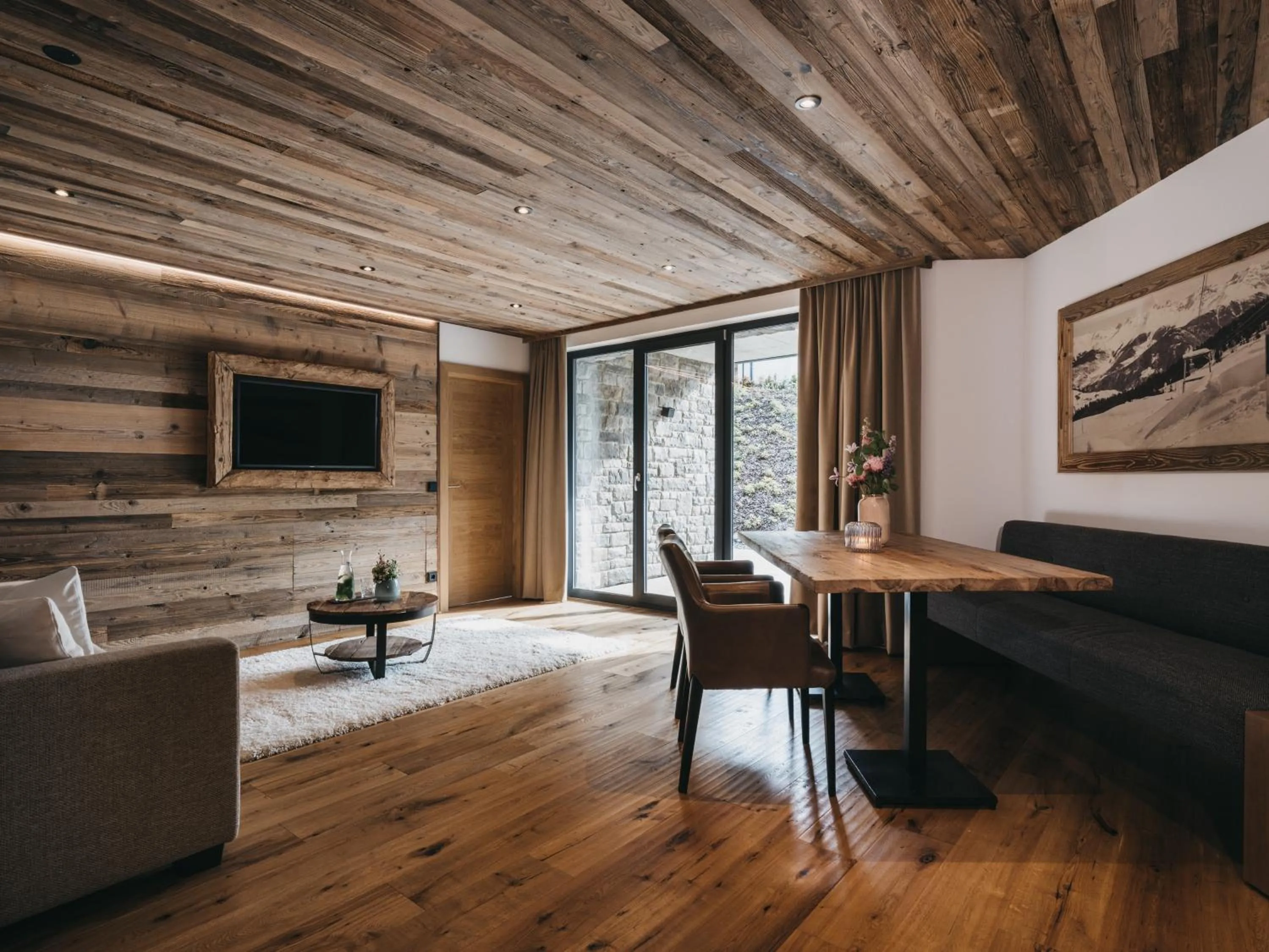 Living room in VAYA Fieberbrunn