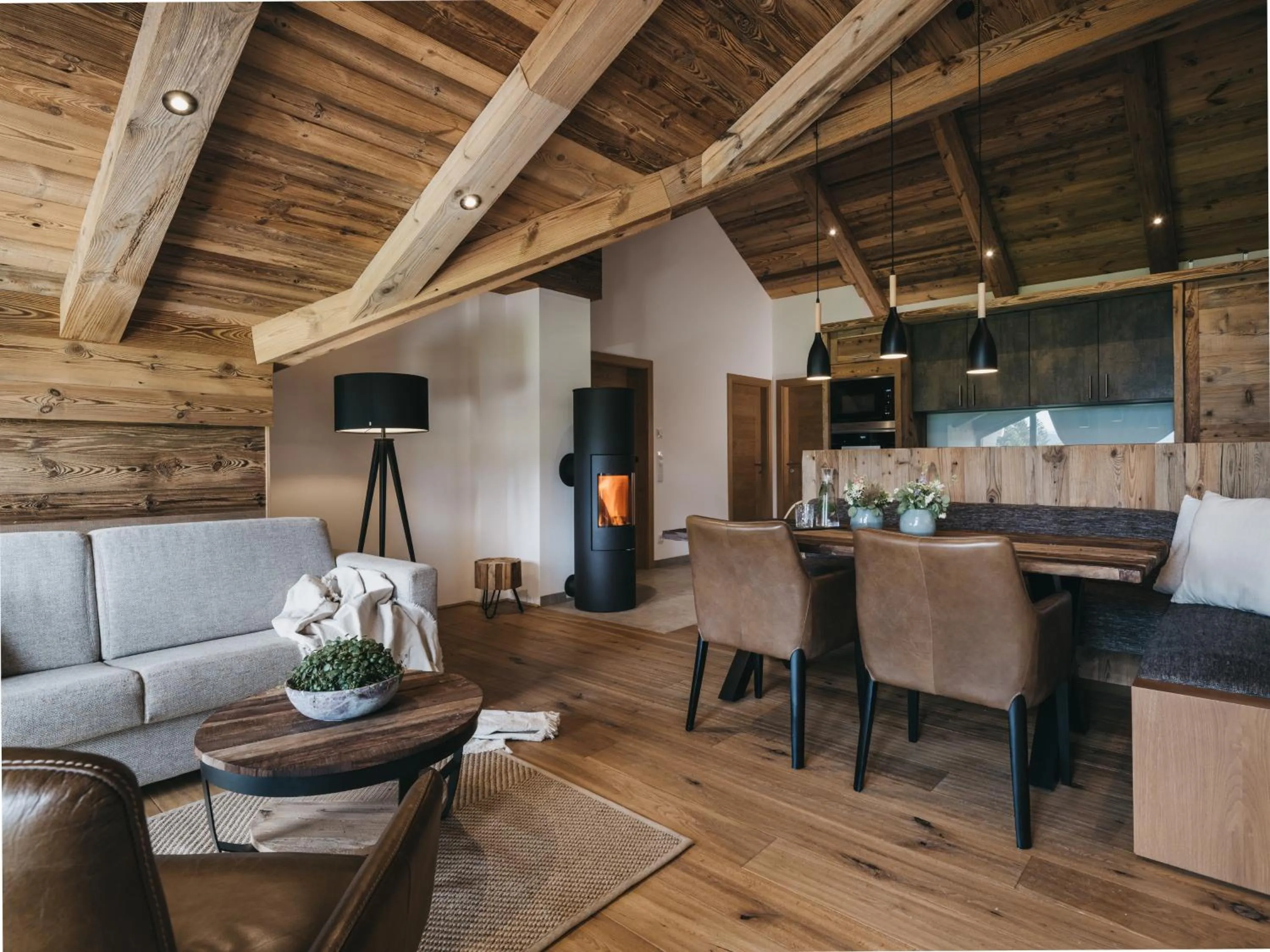 Living room in VAYA Fieberbrunn