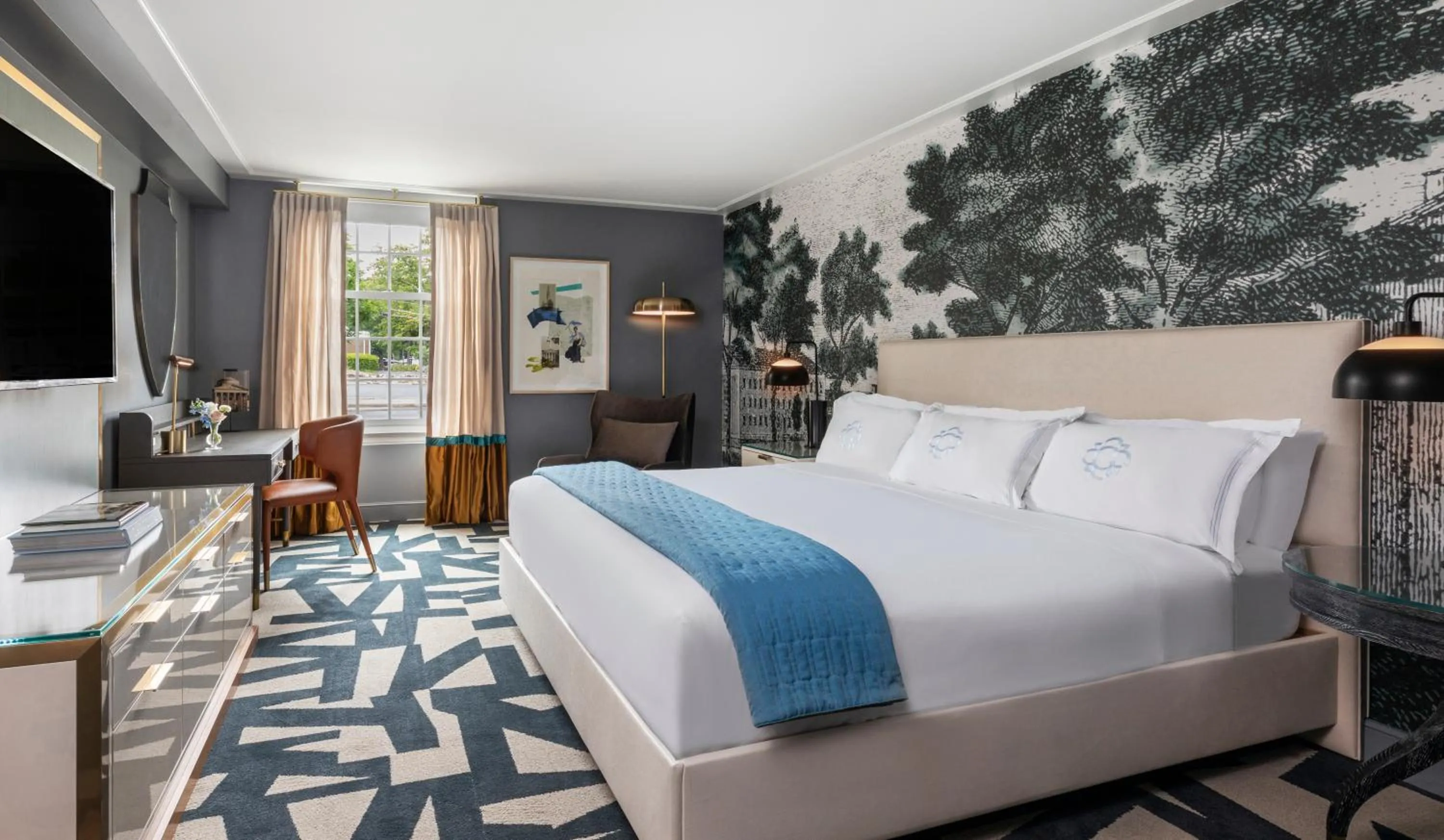 Bed in The Carolina Inn, a Destination by Hyatt Hotel