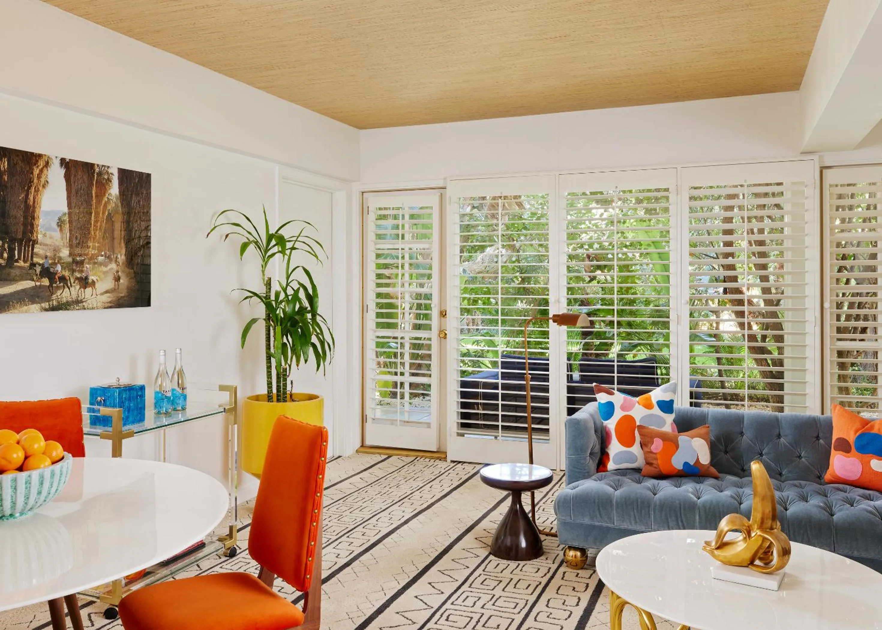 Seating area in Parker Palm Springs