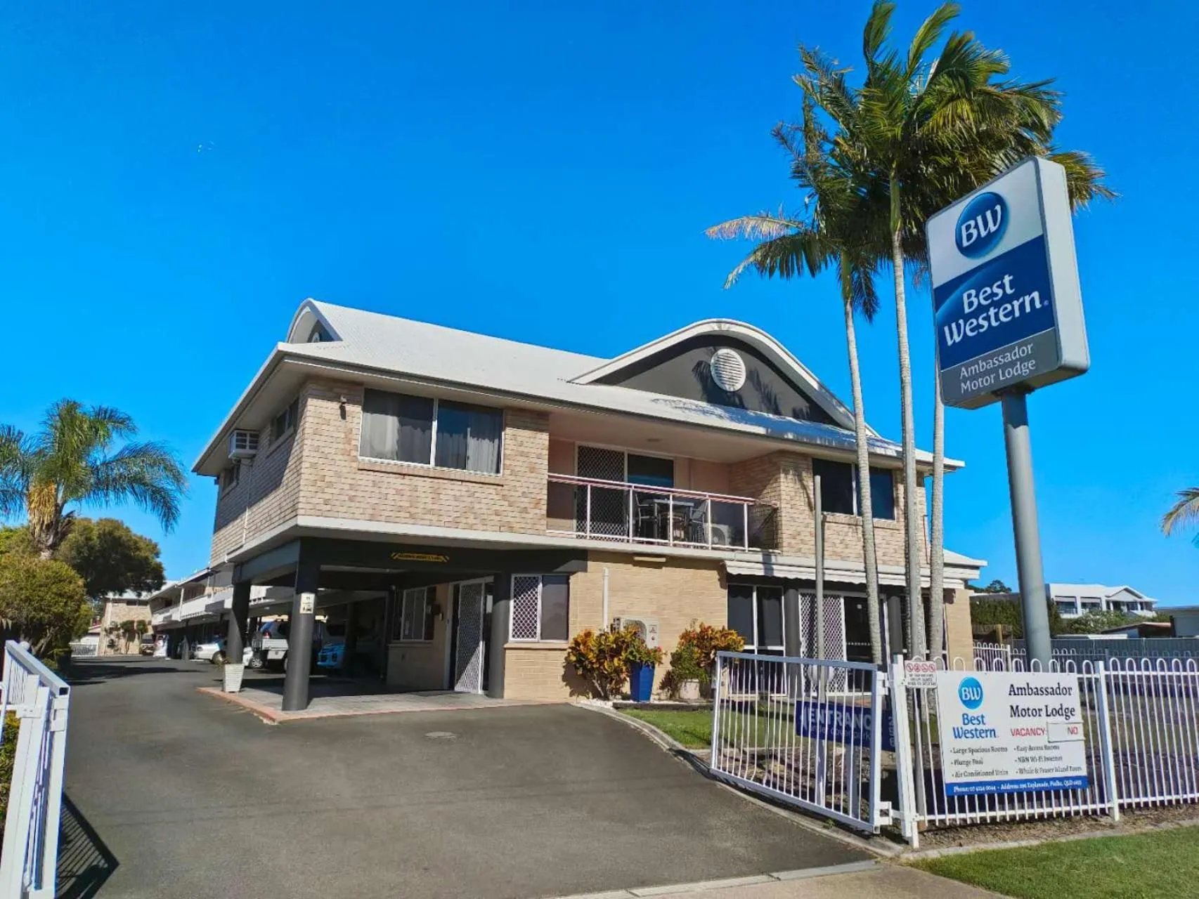 Property building in Best Western Ambassador Motor Lodge