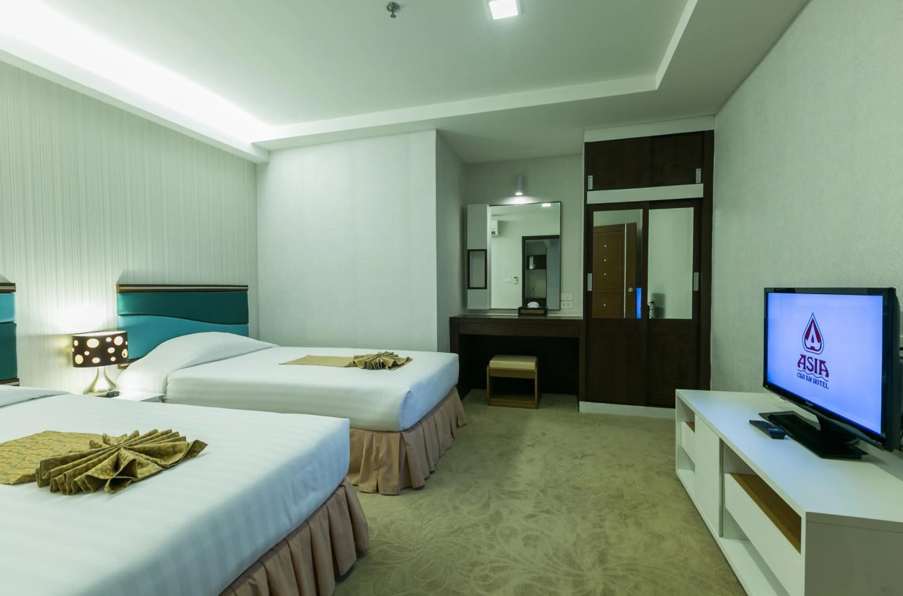 Bed in Asia Cha-am Hotel