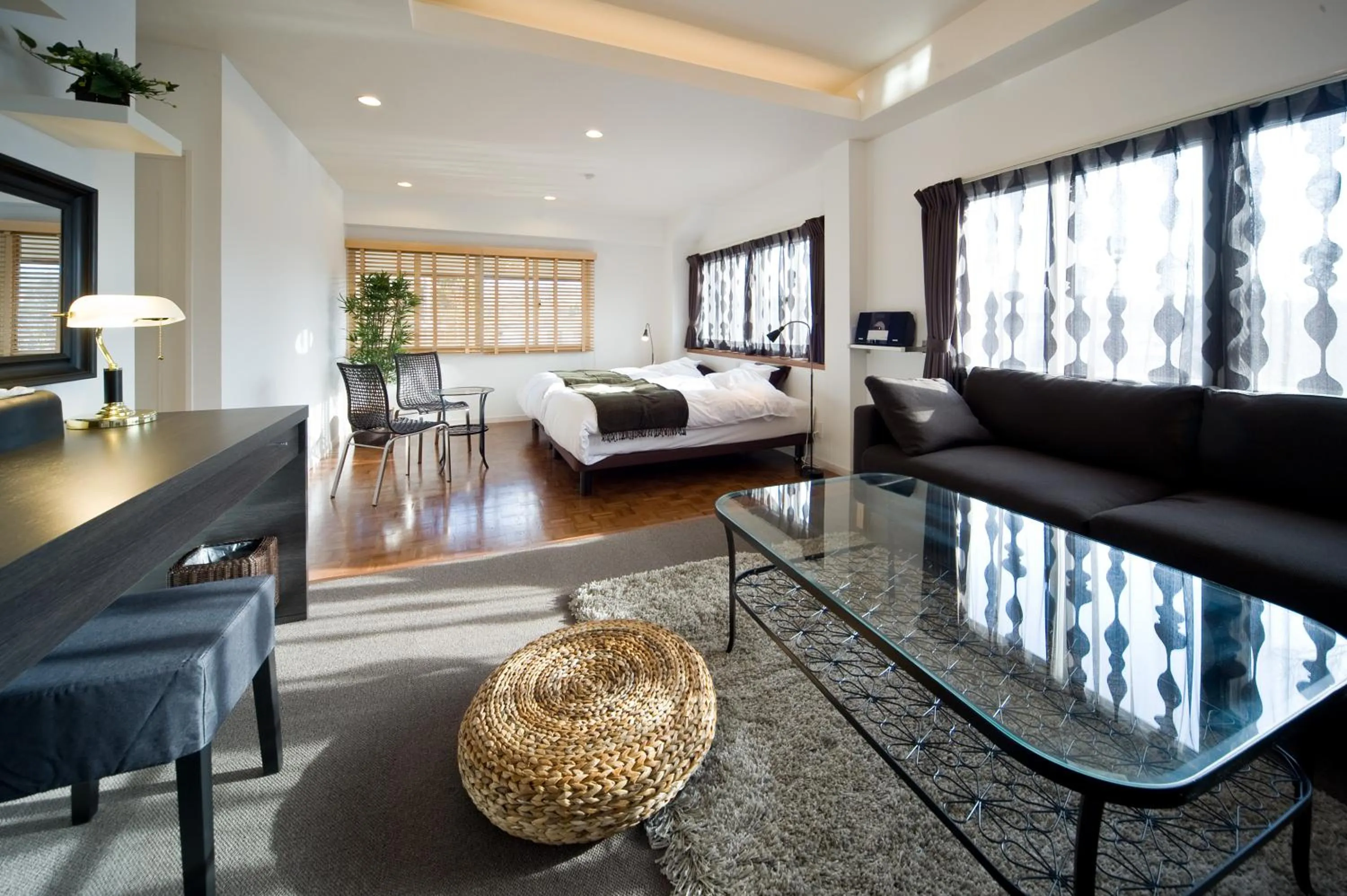 Bed in Holiday House Green Garden