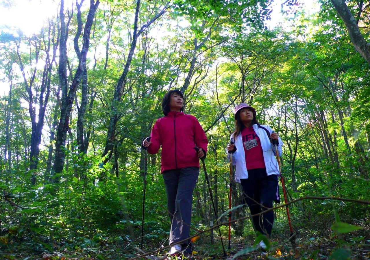 Hiking in Holiday House Green Garden