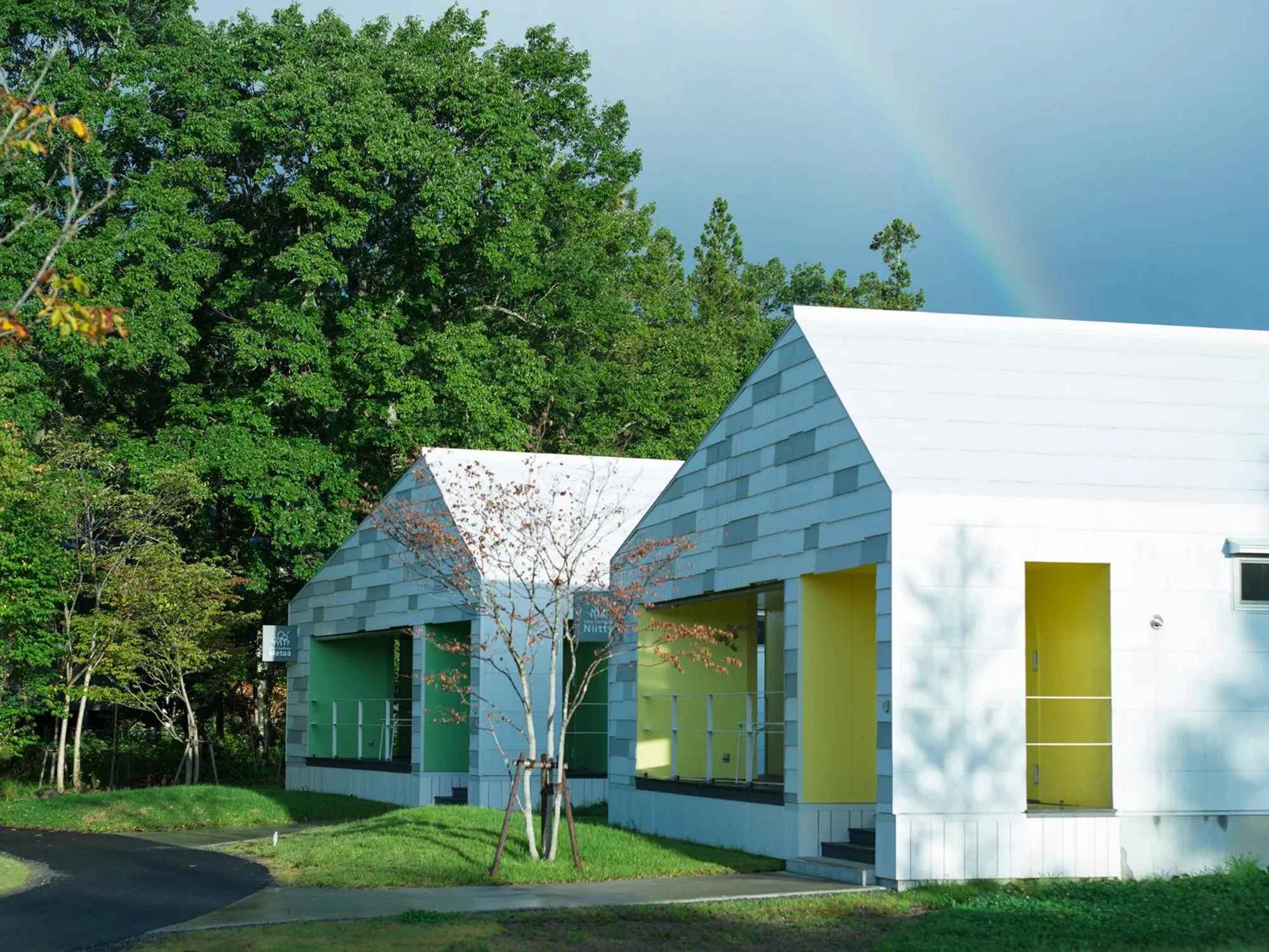 Property building in Holiday House Green Garden