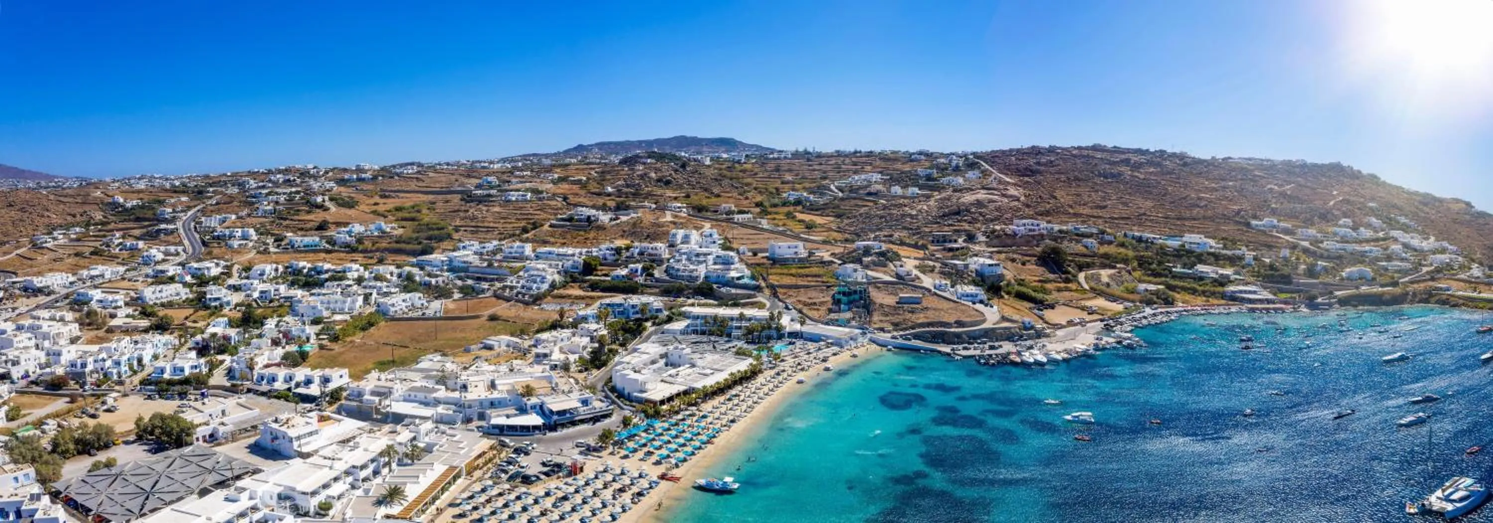 Bird's eye view in Erato Hotel Mykonos