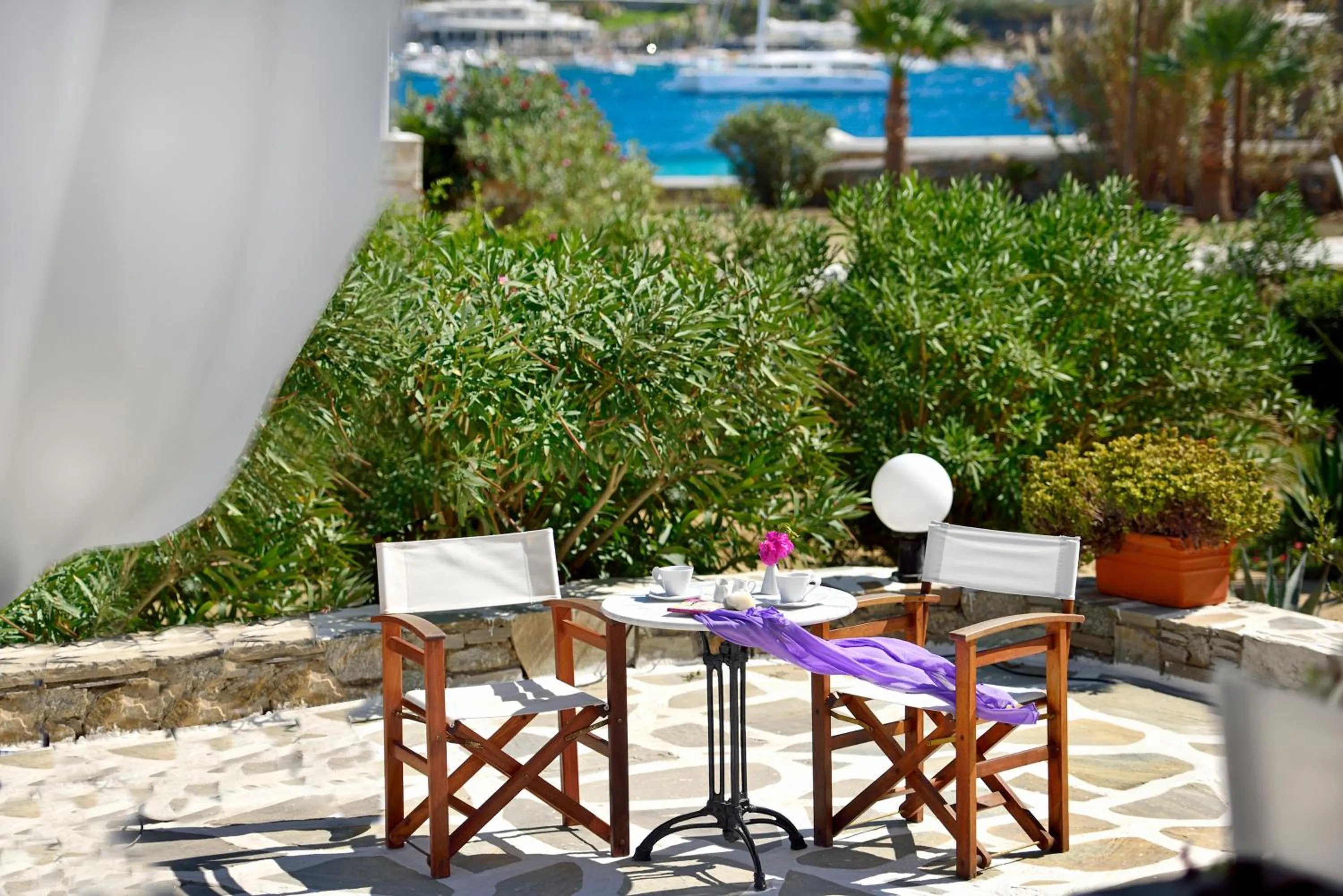 Patio in Erato Hotel Mykonos