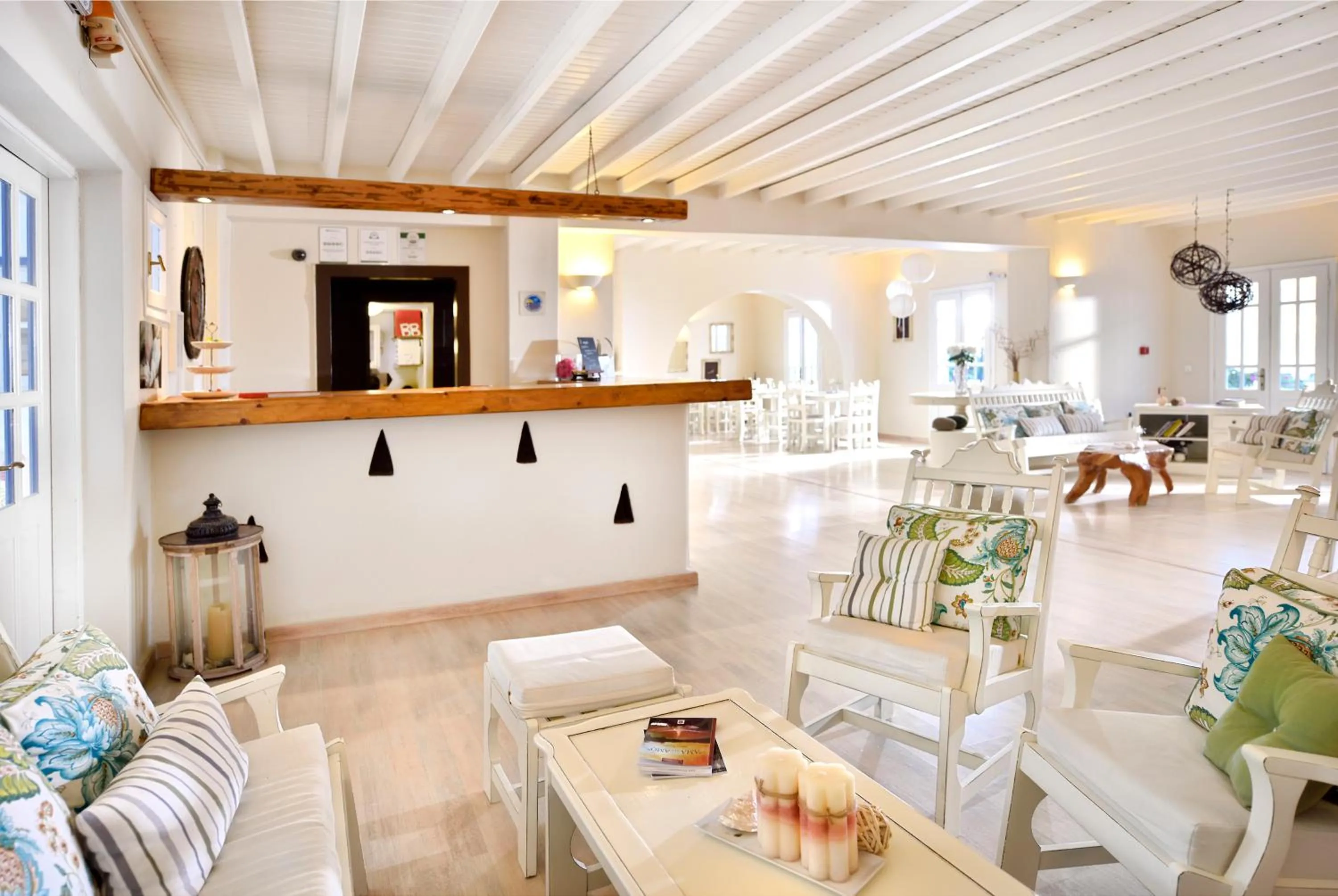 Lobby or reception in Erato Hotel Mykonos