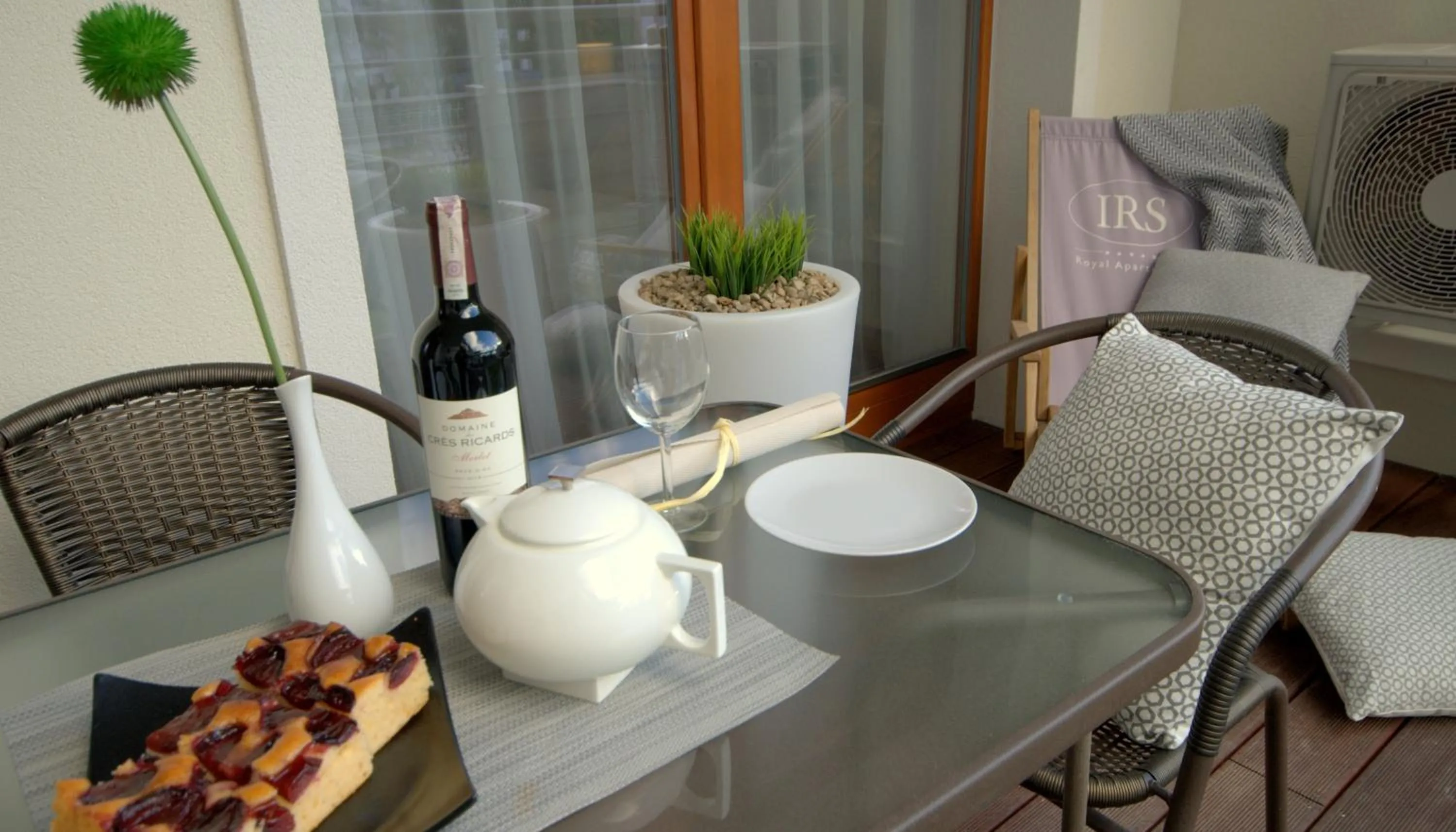 Balcony/Terrace in IRS ROYAL APARTMENTS Apartamenty IRS Neptun Park