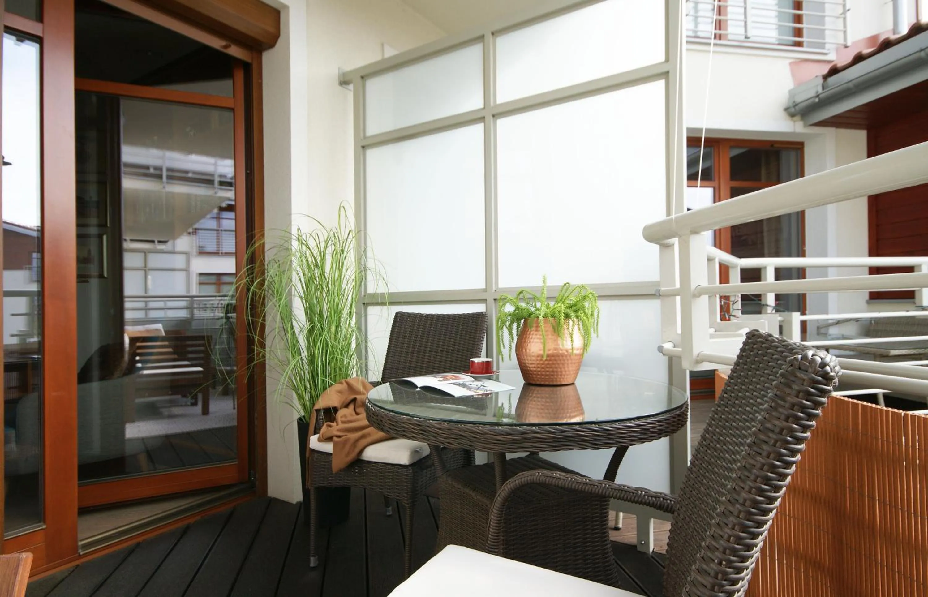 Patio in IRS ROYAL APARTMENTS Apartamenty IRS Neptun Park