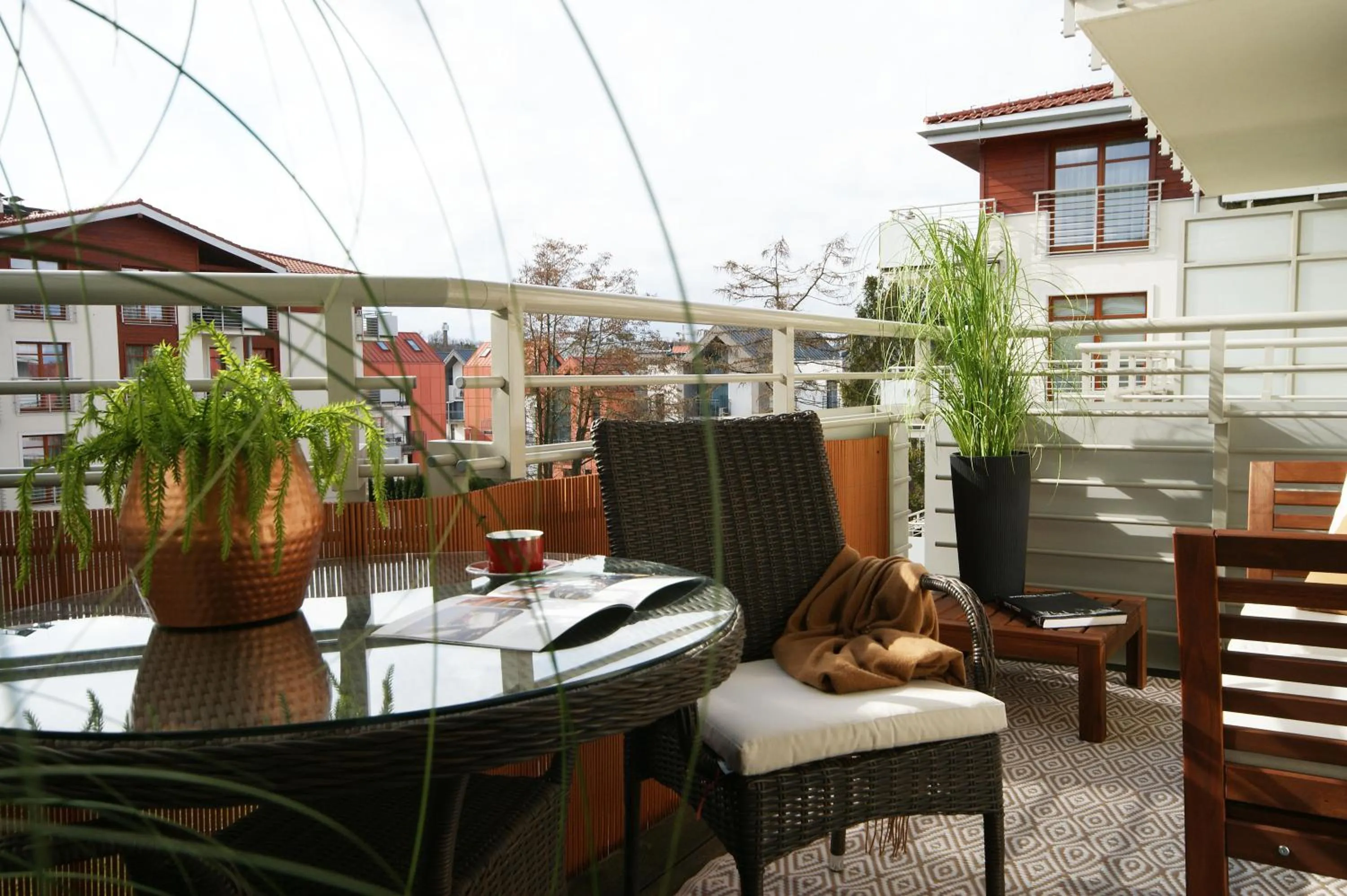 Patio in IRS ROYAL APARTMENTS Apartamenty IRS Neptun Park