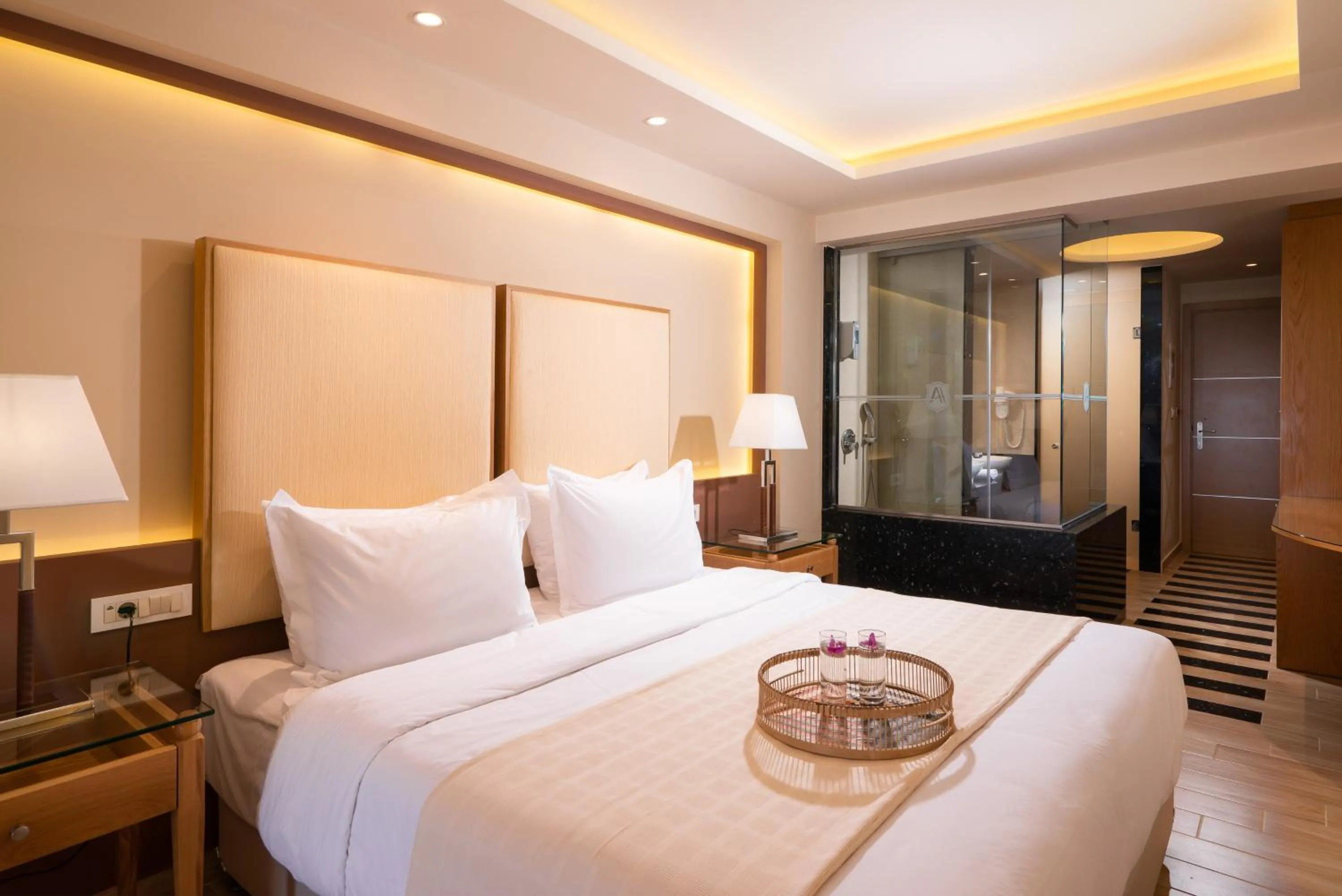 Bed in Avalon Palace Hotel