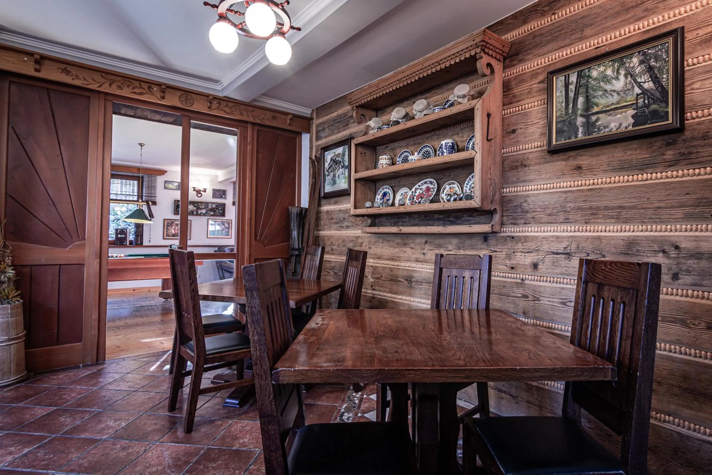 Seating area in Aparthotel Pod Nosalem