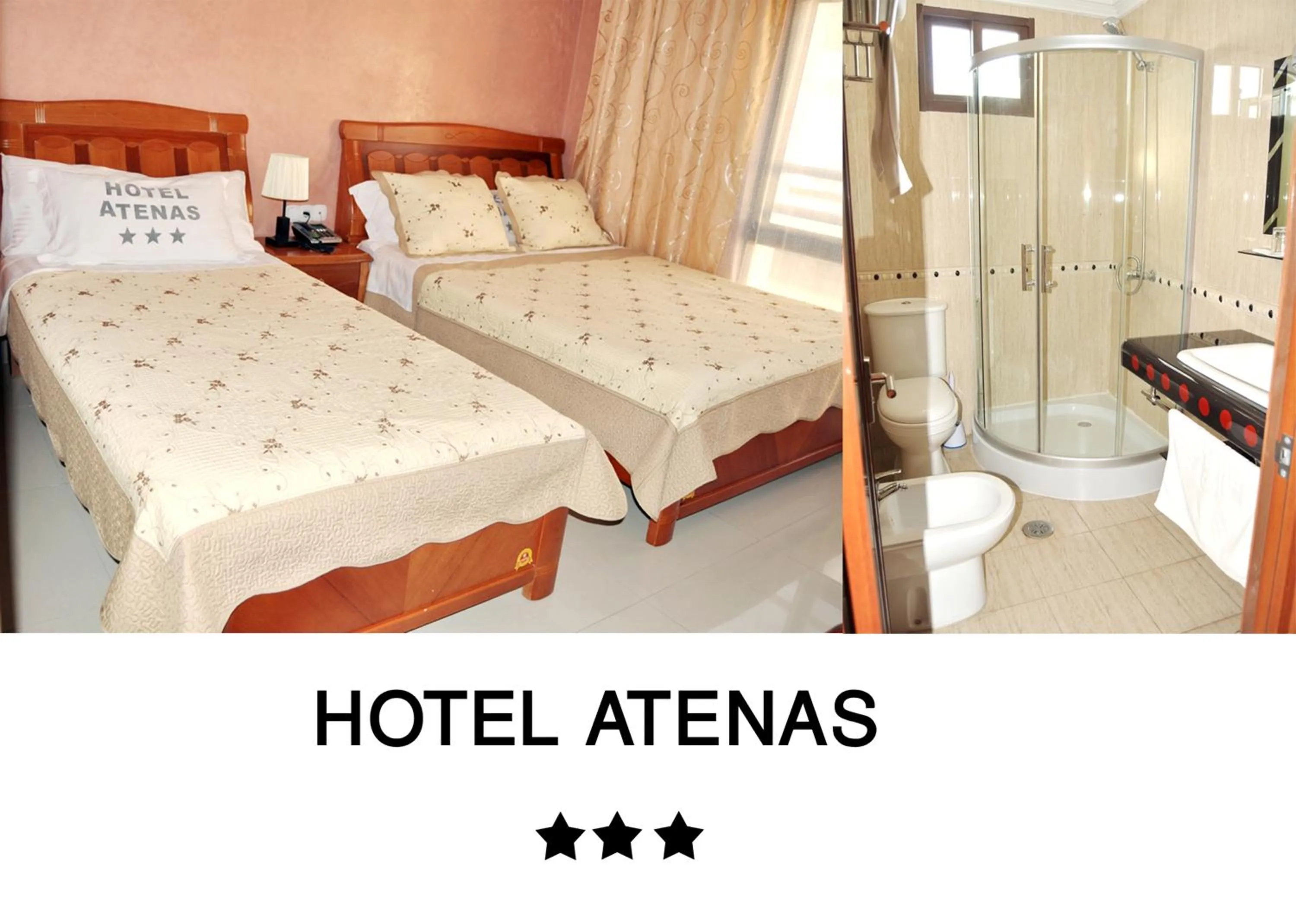 Day, Bed in Hôtel Atenas