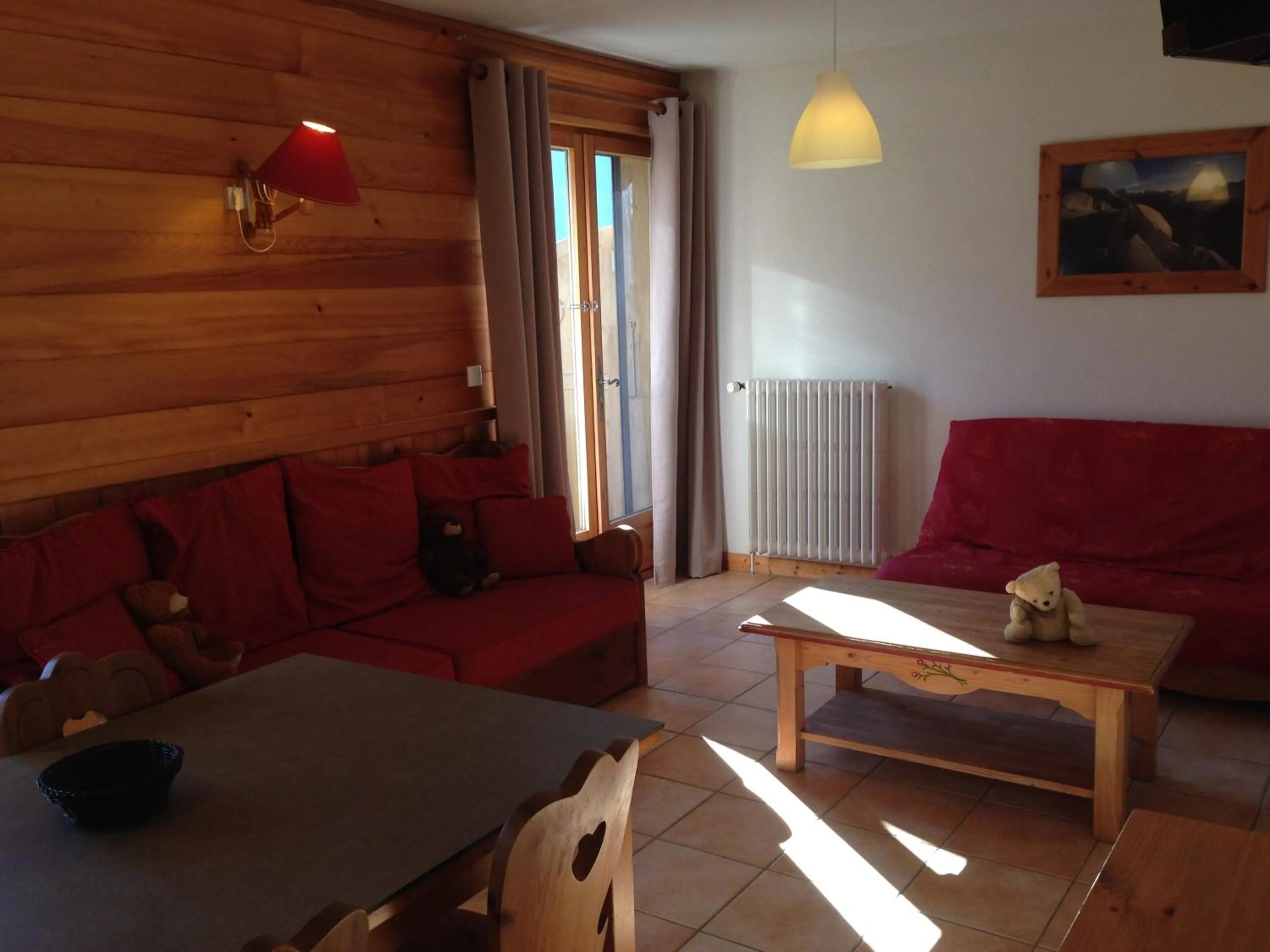 Living room in Résidence Chalet des Granges