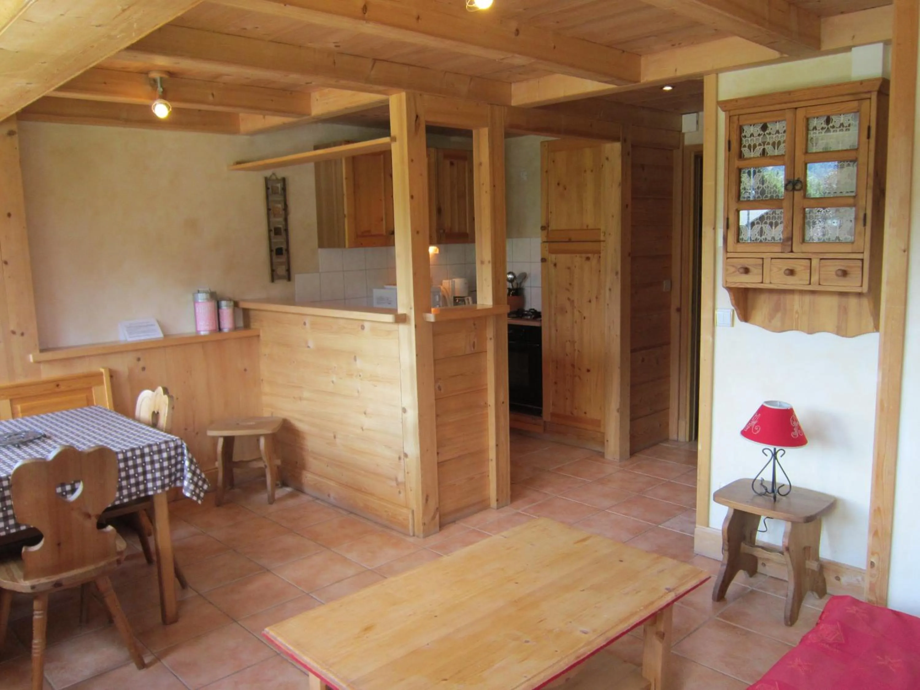 Kitchen or kitchenette in Résidence Chalet des Granges