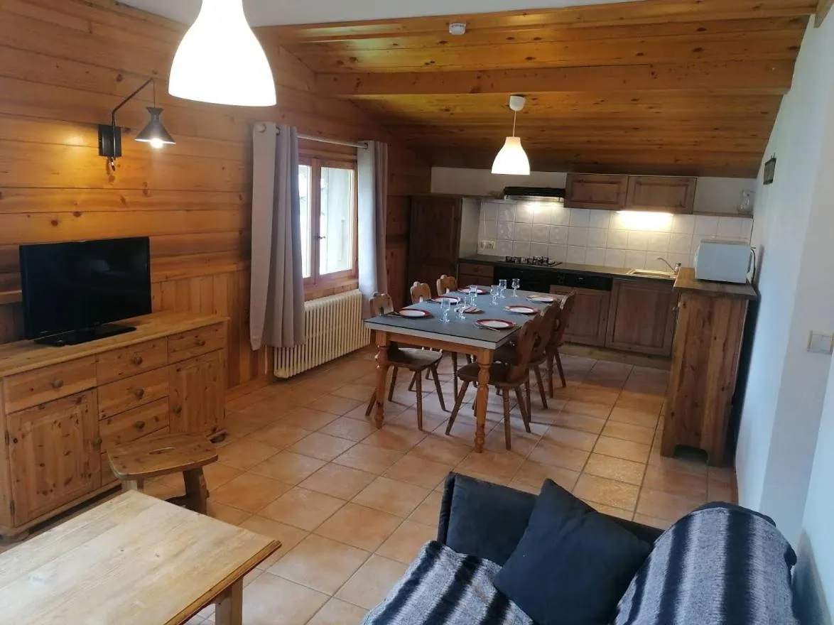 Living room in Résidence Chalet des Granges