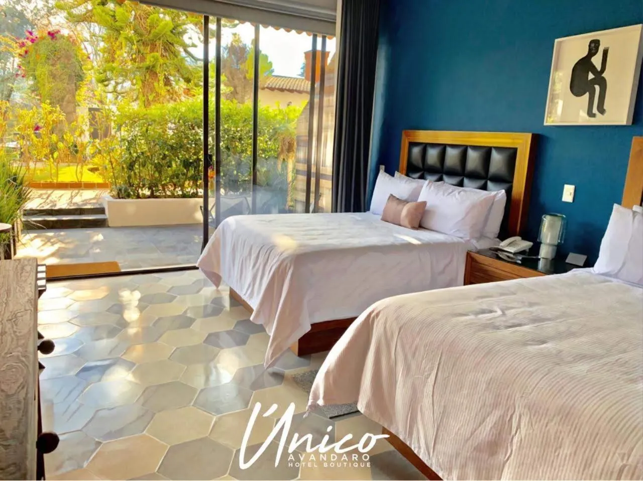 Bed in Hotel Boutique Unico Avandaro