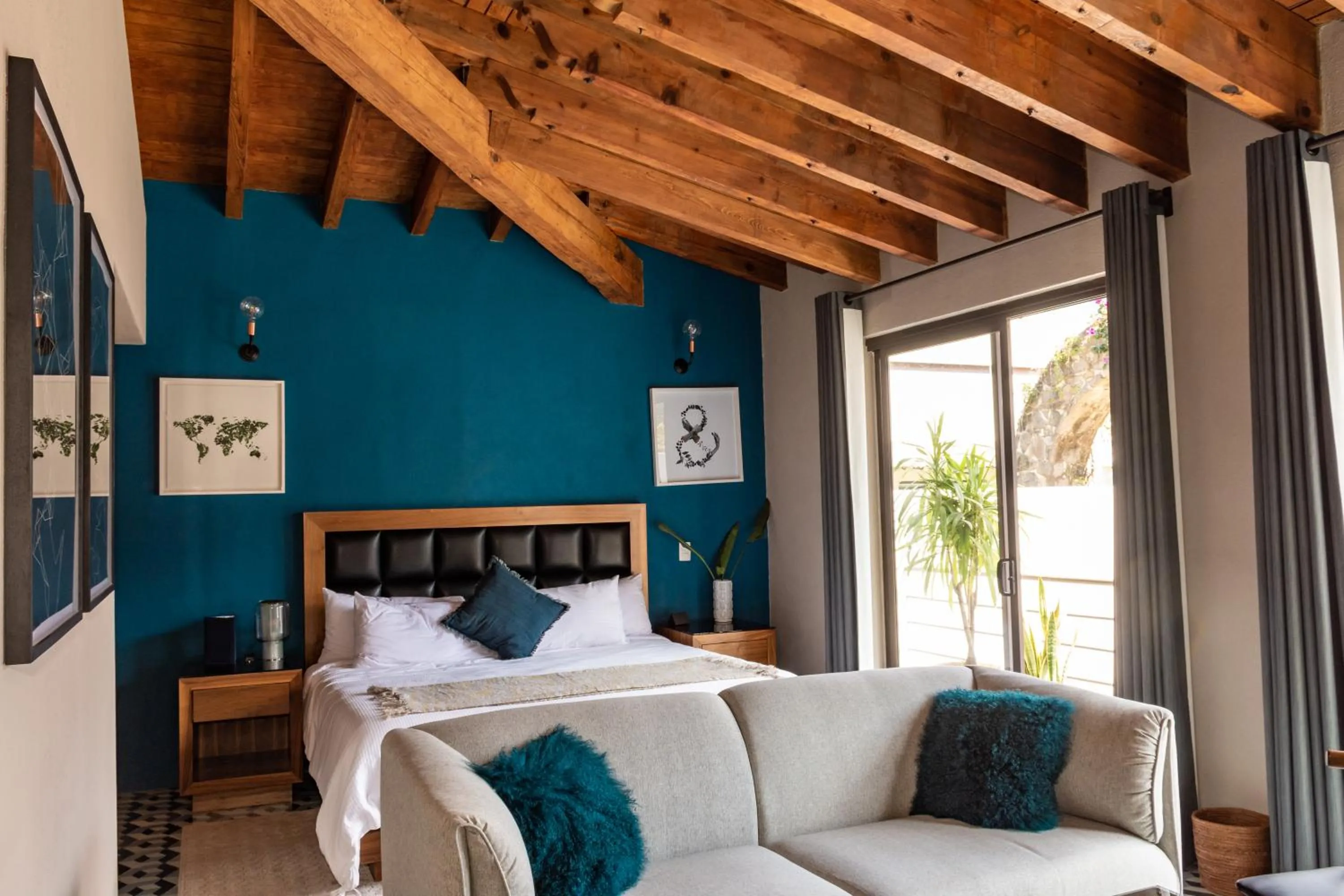 Bedroom, Bed in Hotel Boutique Unico Avandaro