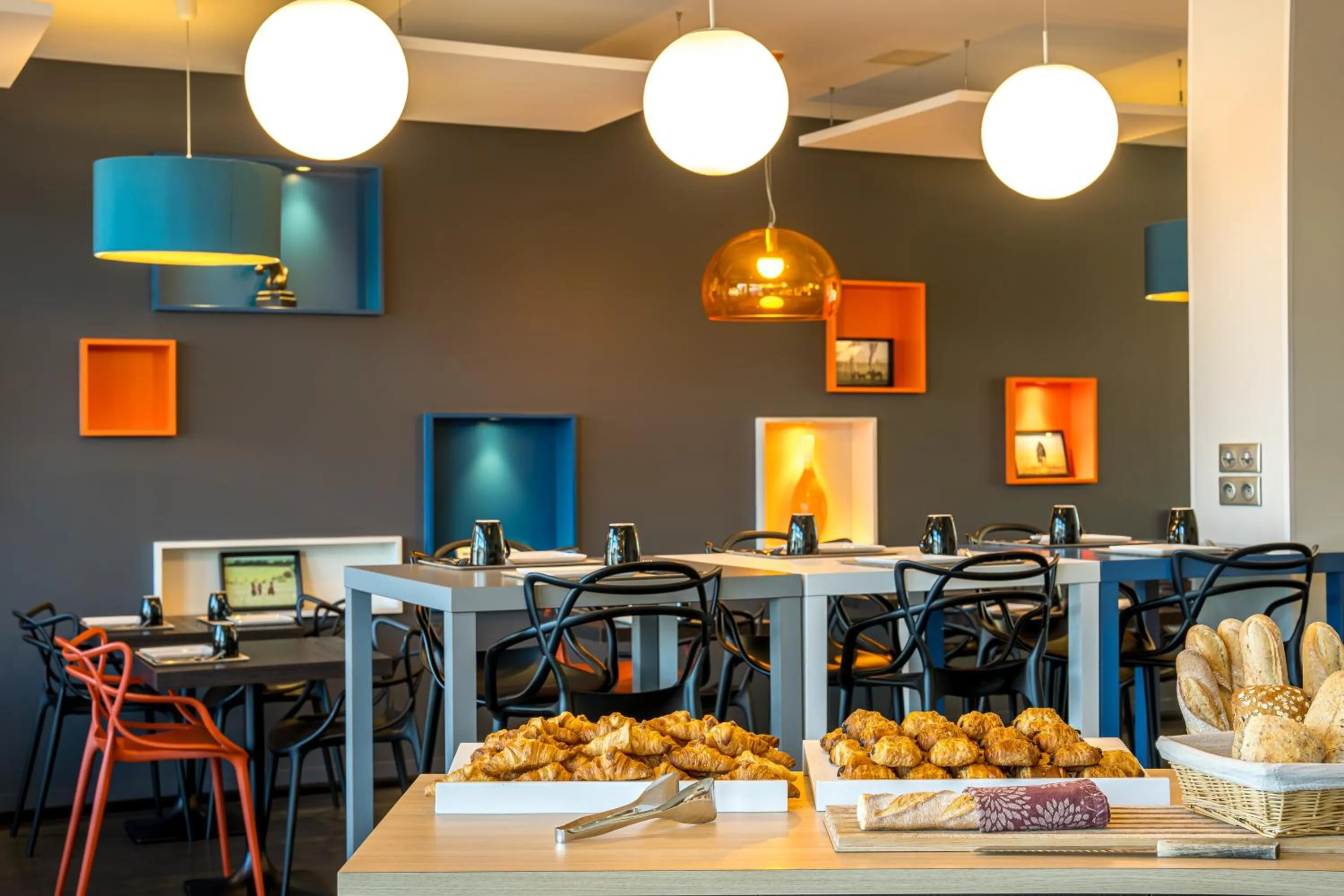 Continental breakfast in ibis Styles Saumur Gare Centre