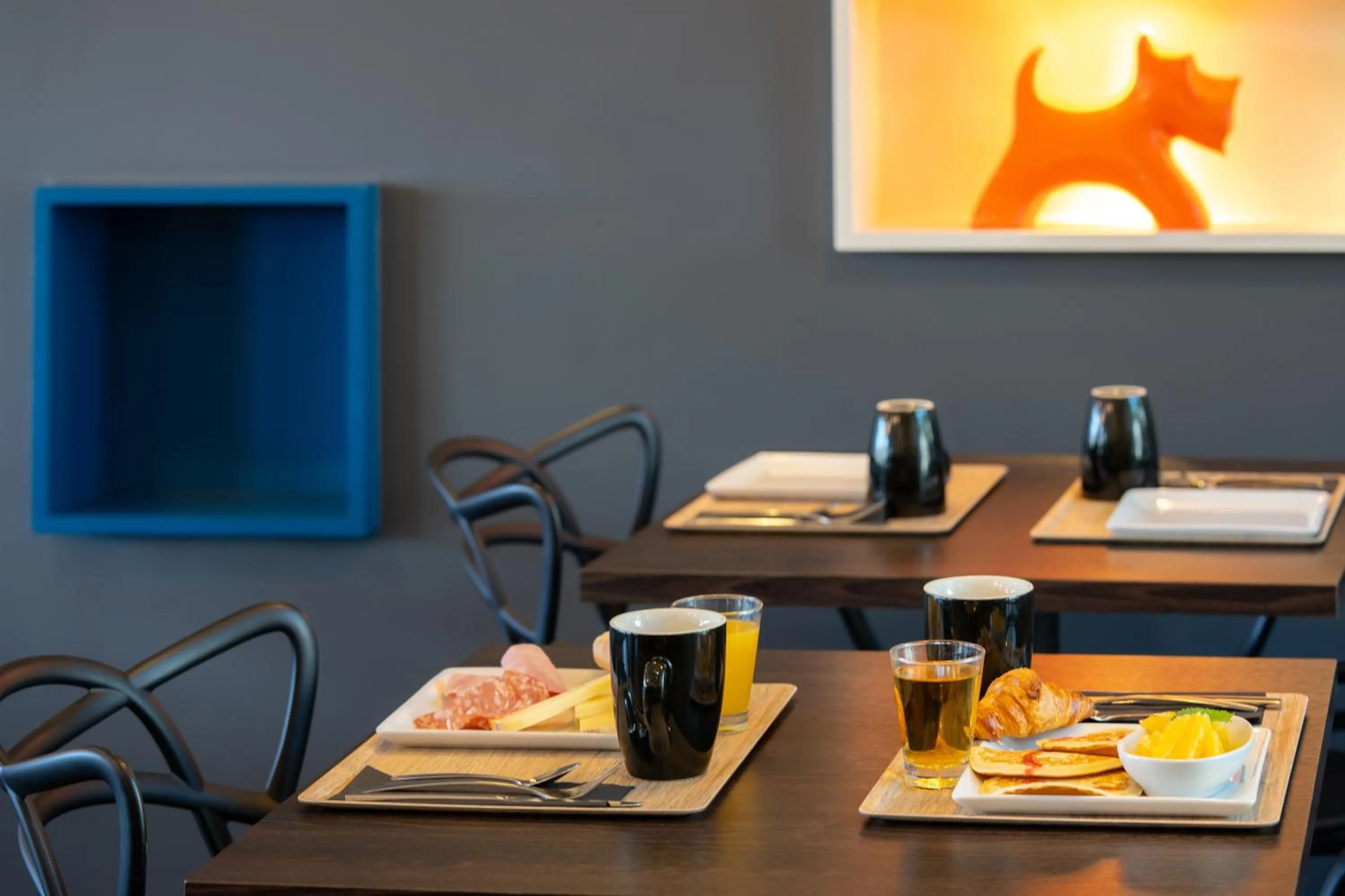 Continental breakfast in ibis Styles Saumur Gare Centre