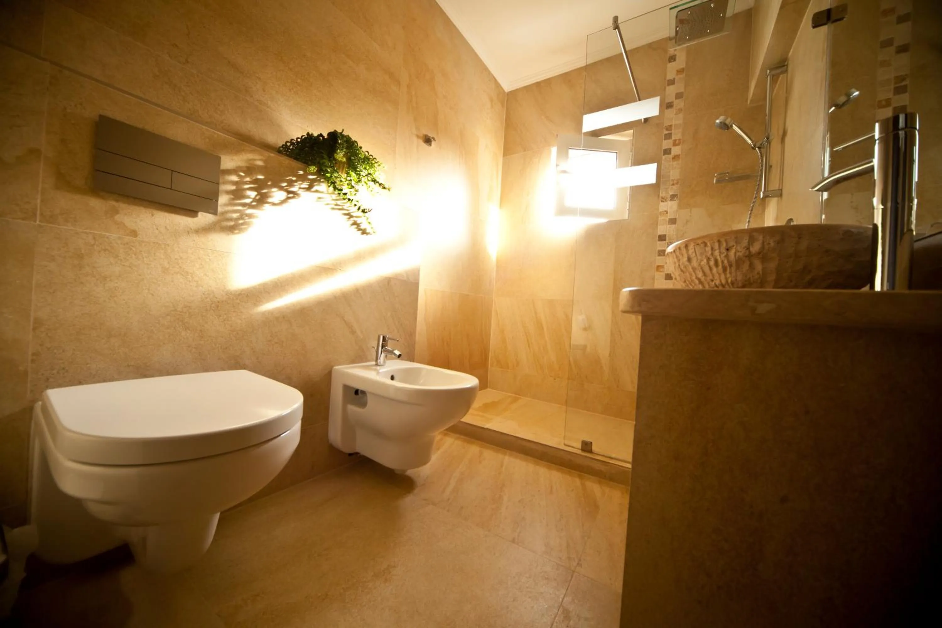 Bathroom in Hotel Confort