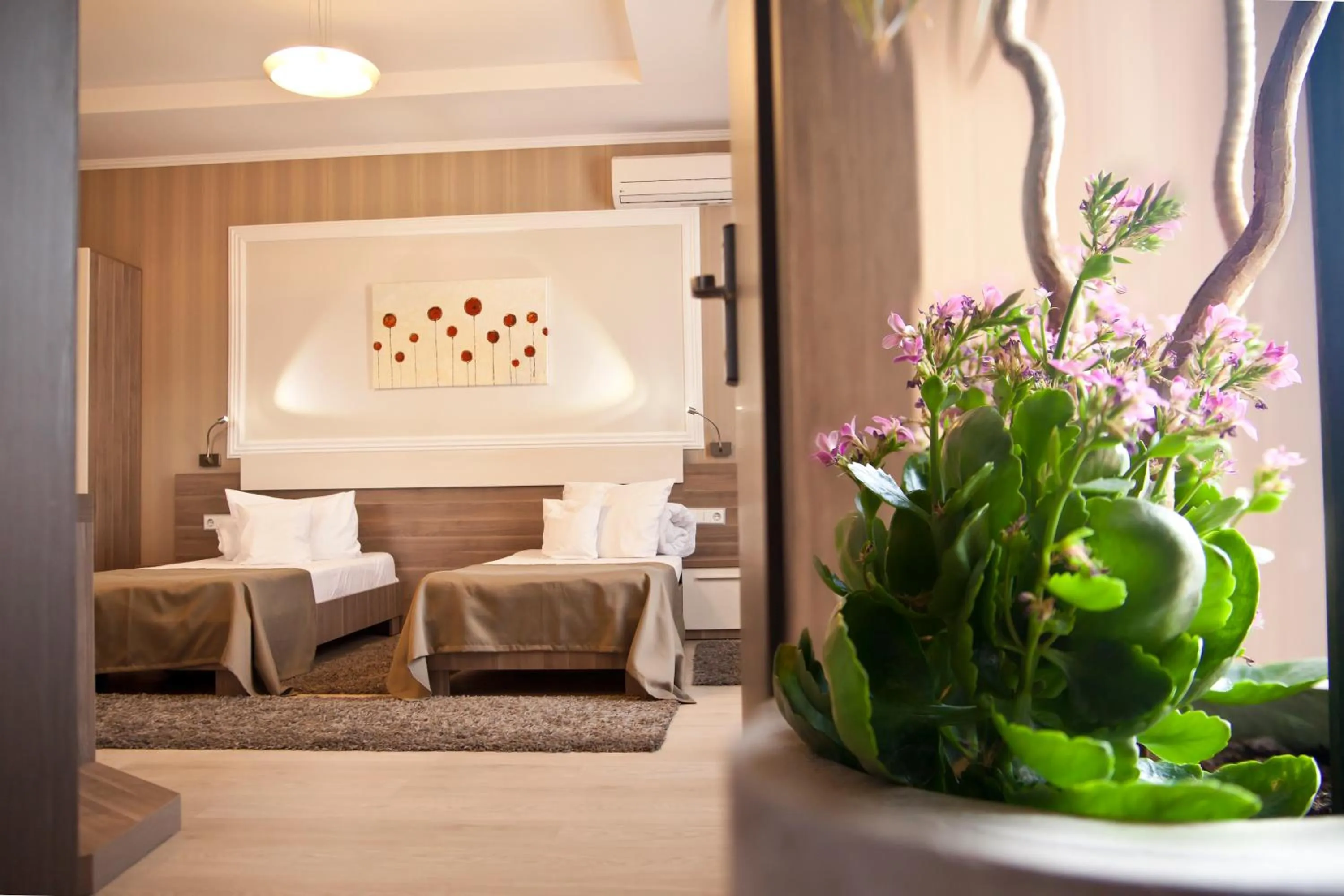 Bed in Hotel Confort