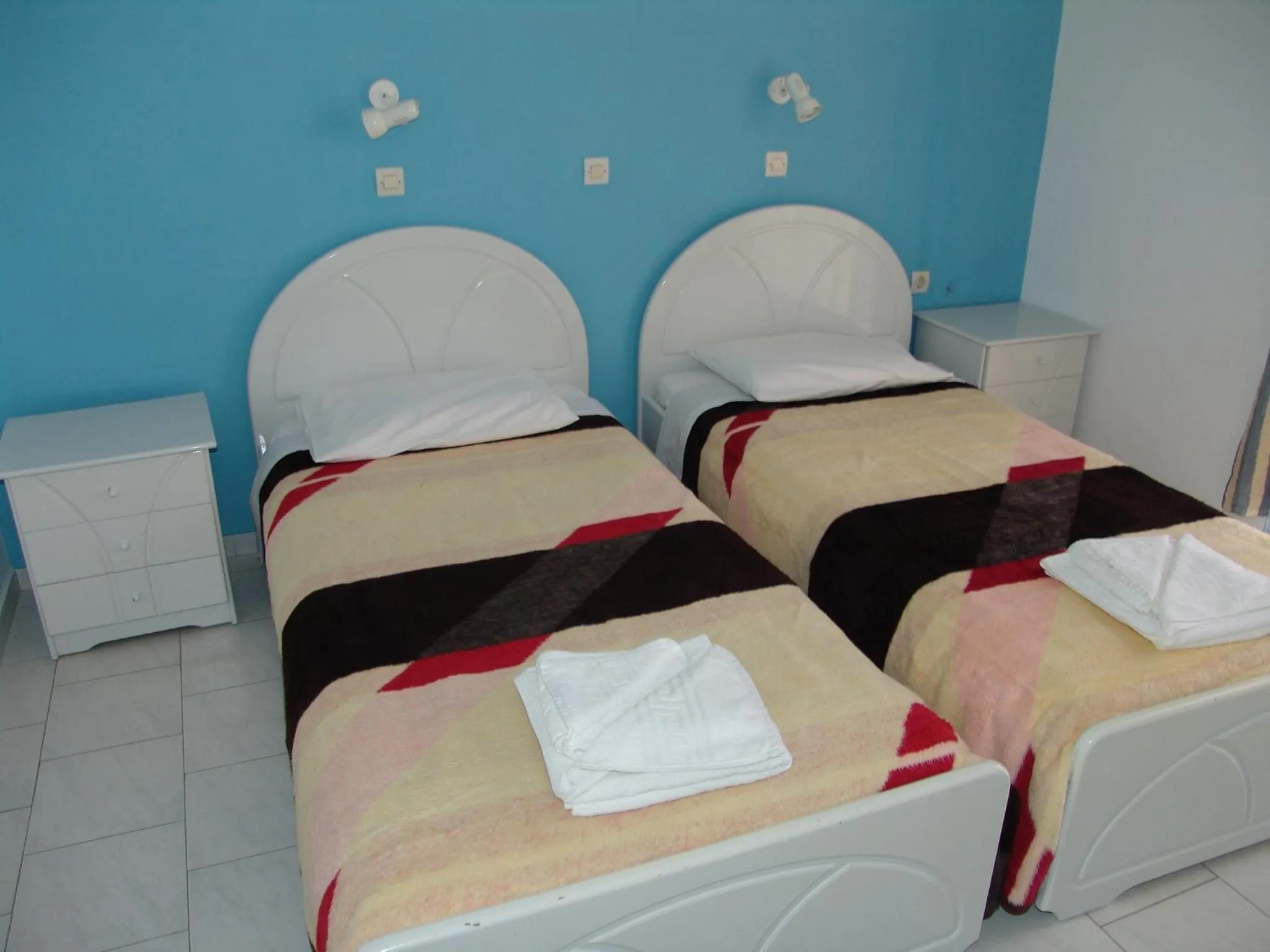 Bed in Kontessa Apartments