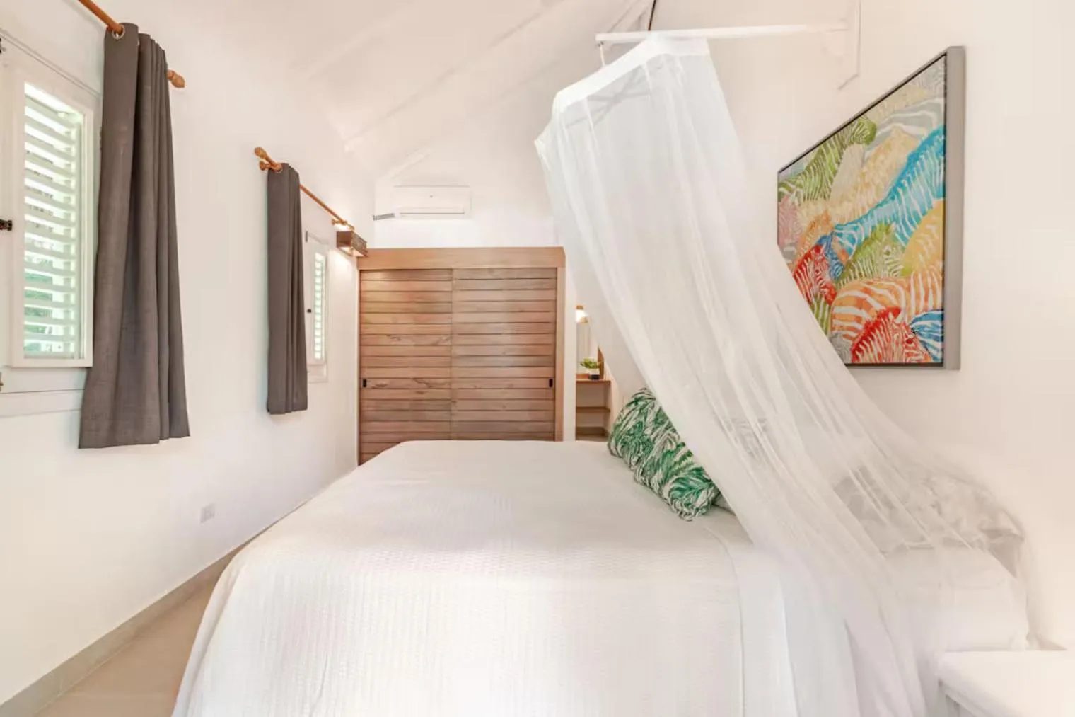 Bed in Caribbean Beach Villa Playa Bonita Las Terrenas