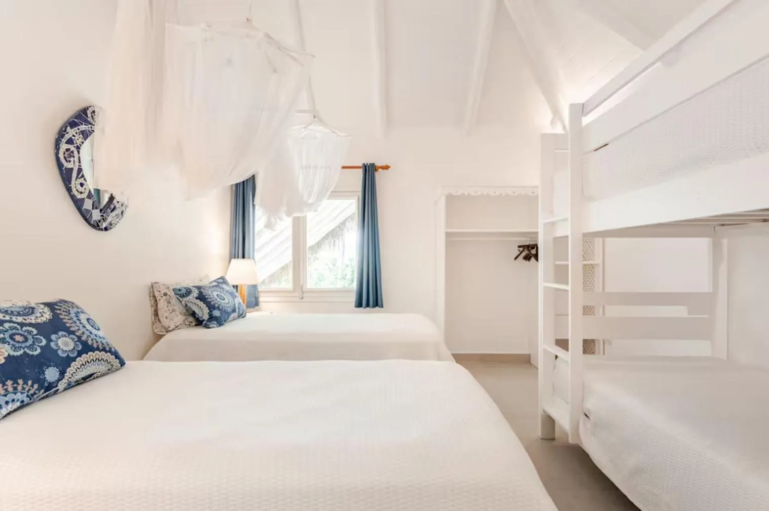 Bed in Caribbean Beach Villa Playa Bonita Las Terrenas