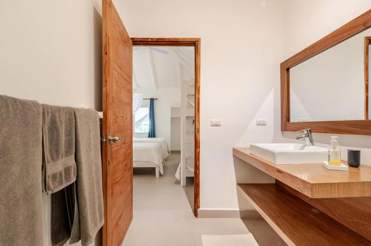 Bed in Caribbean Beach Villa Playa Bonita Las Terrenas