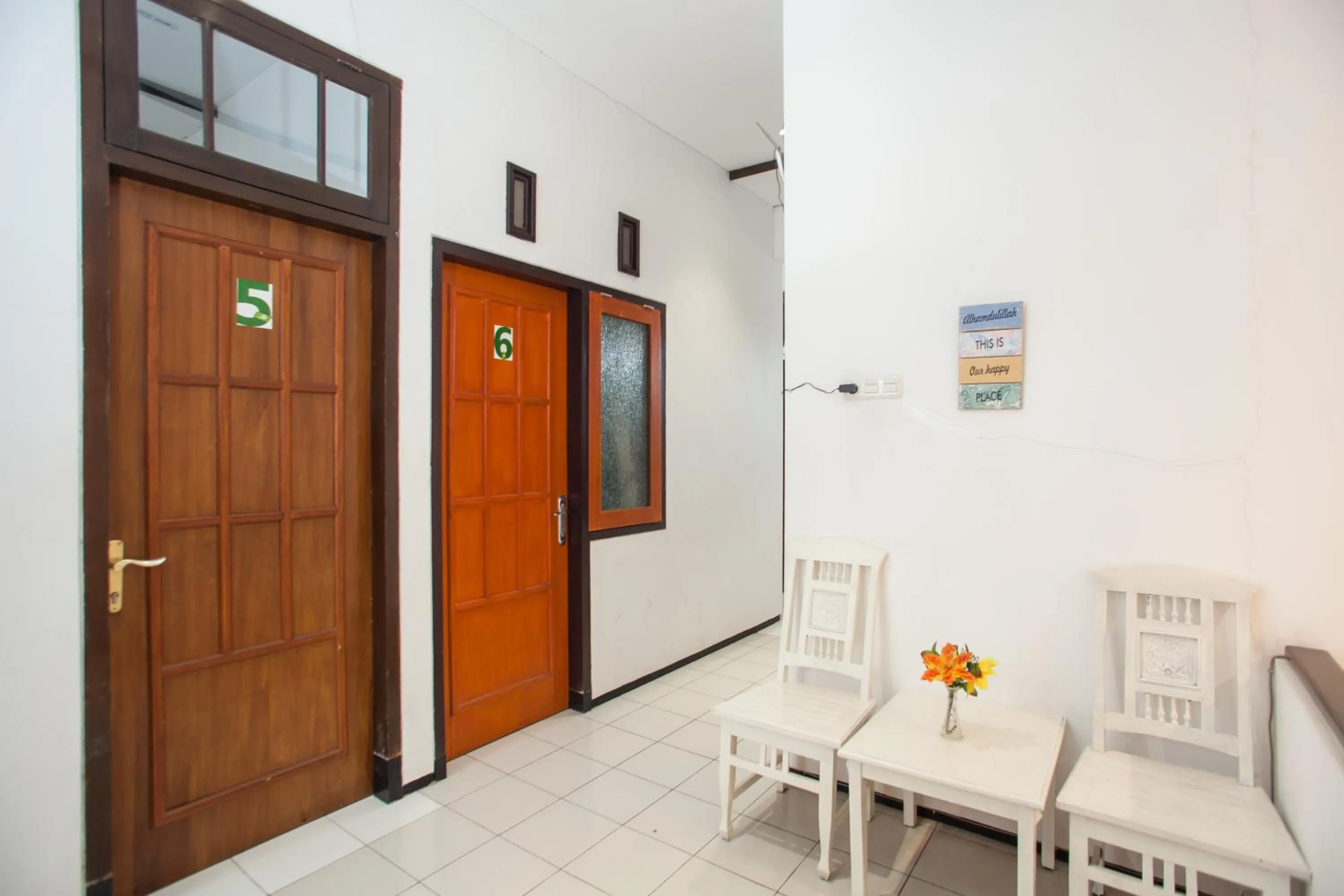 Facade/entrance in RedDoorz near Sanan Malang