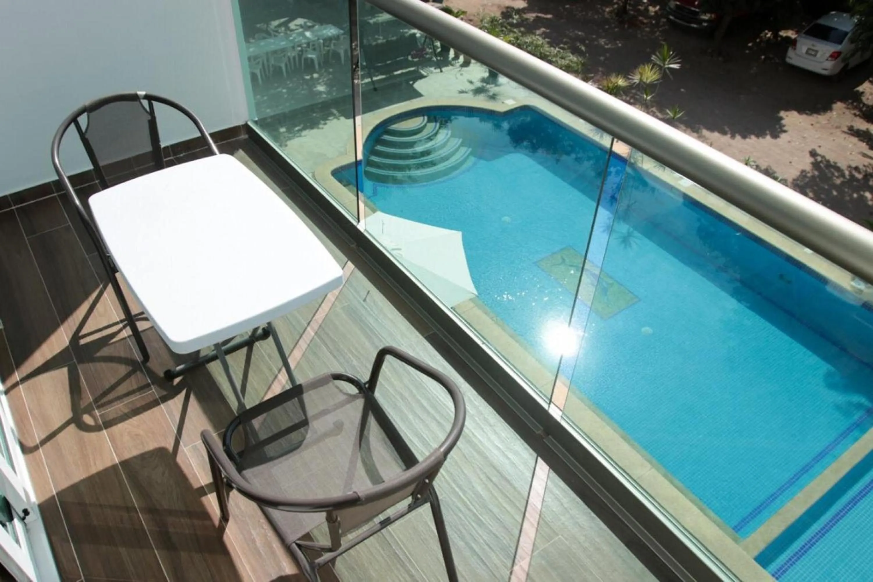 Balcony/Terrace in Hotel Rega Suites Guayabitos - Family & Kitchen