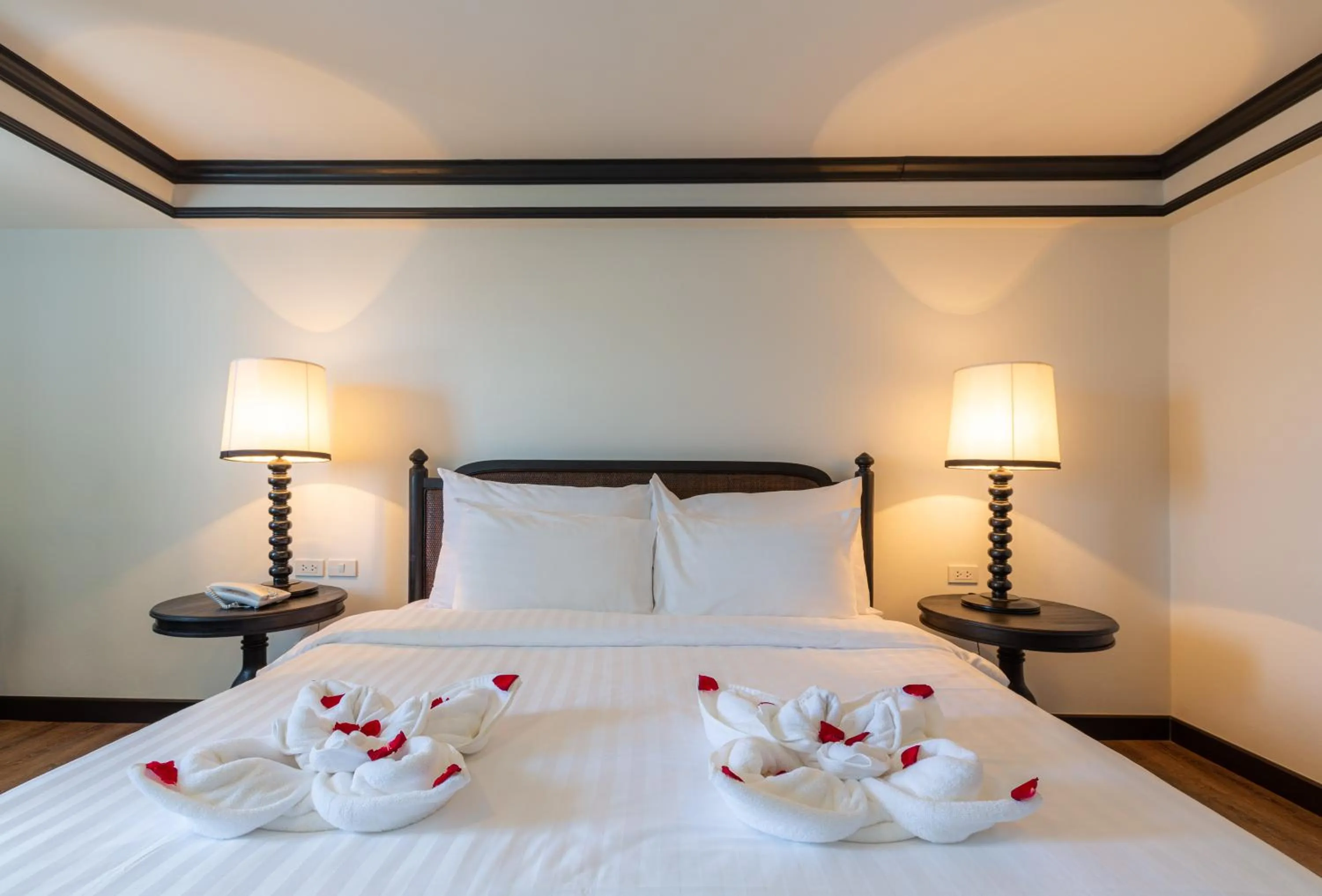 Bed in MORA Boutique Hotel