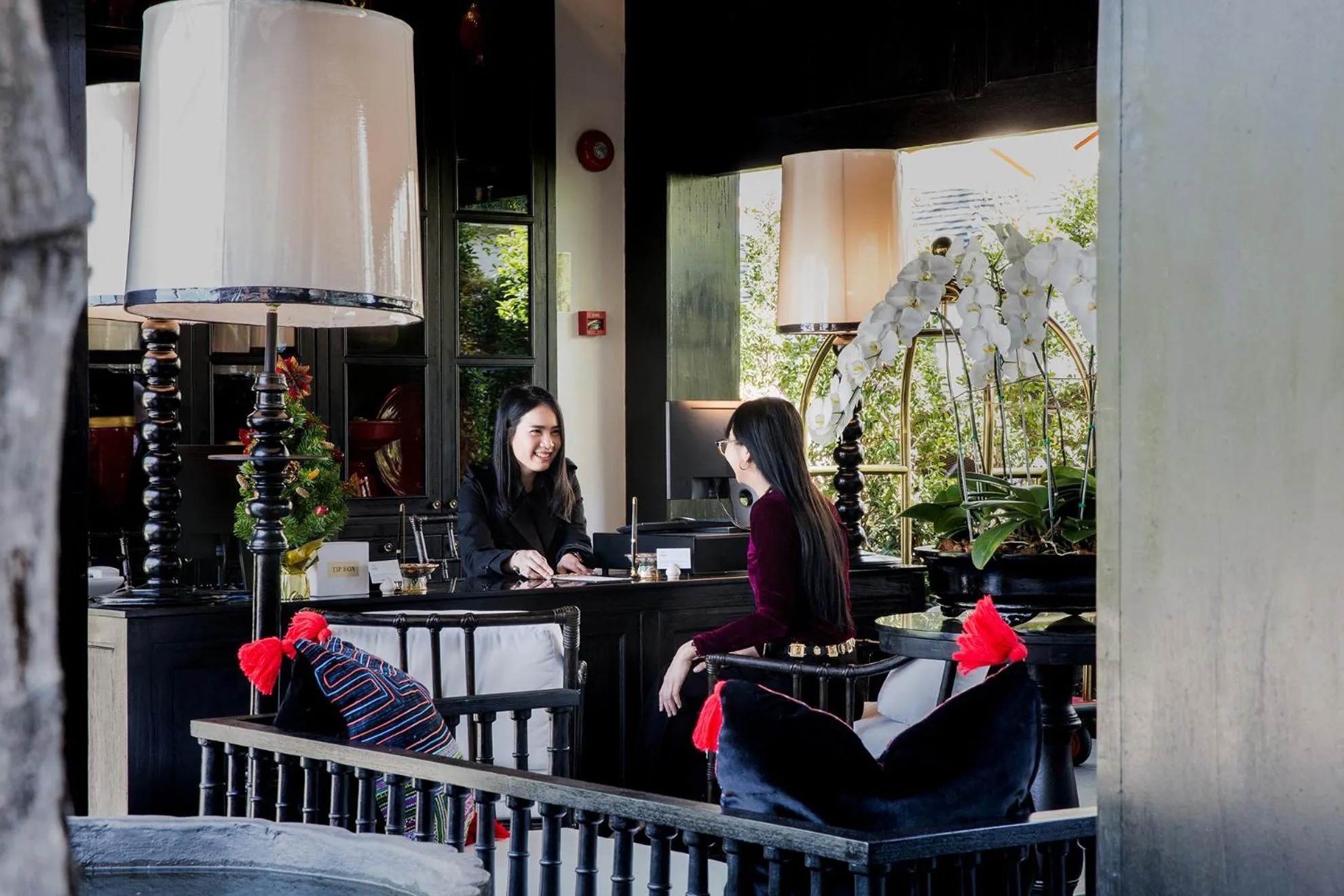 Lobby or reception in MORA Boutique Hotel