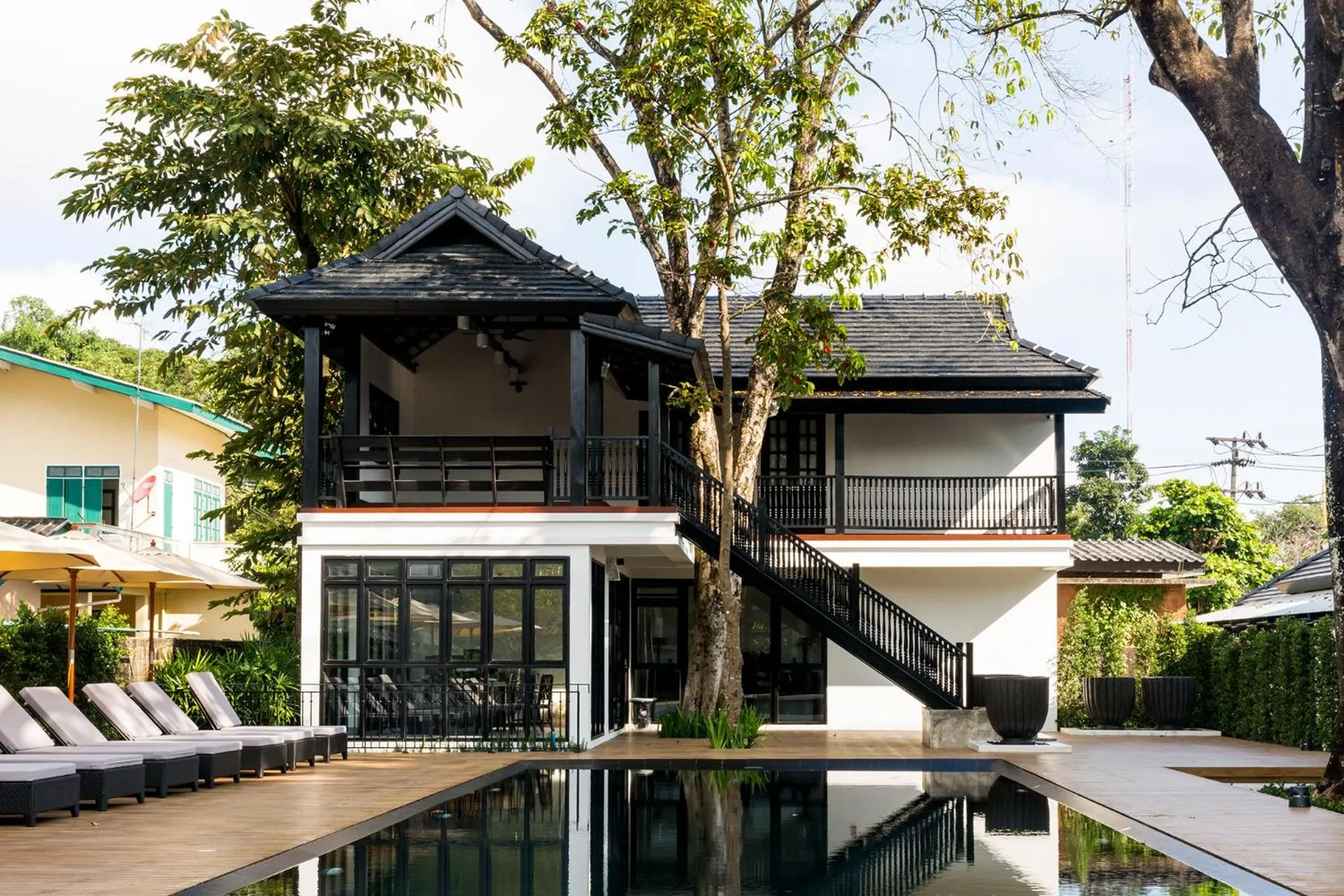 Swimming pool in MORA Boutique Hotel