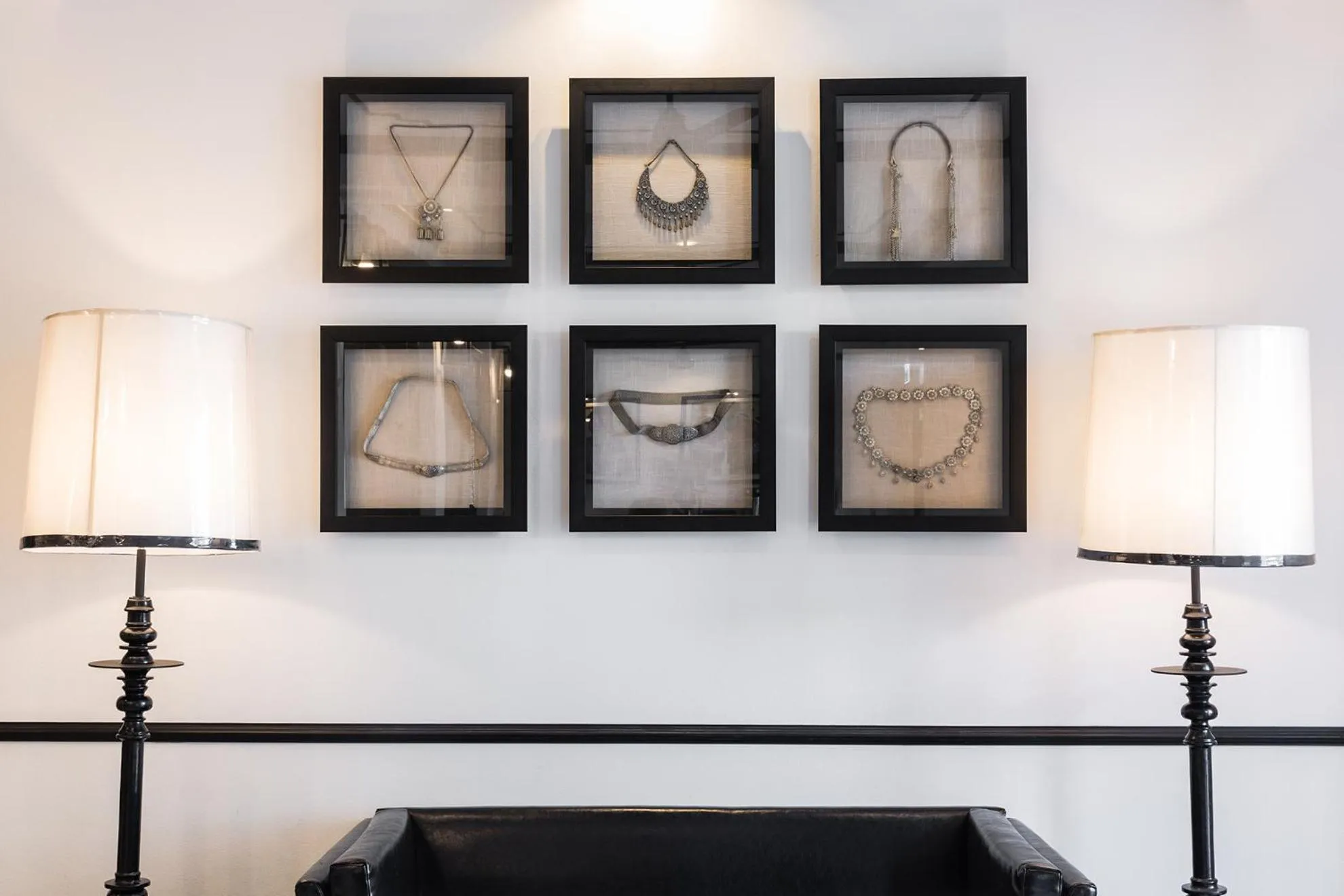 Decorative detail in MORA Boutique Hotel