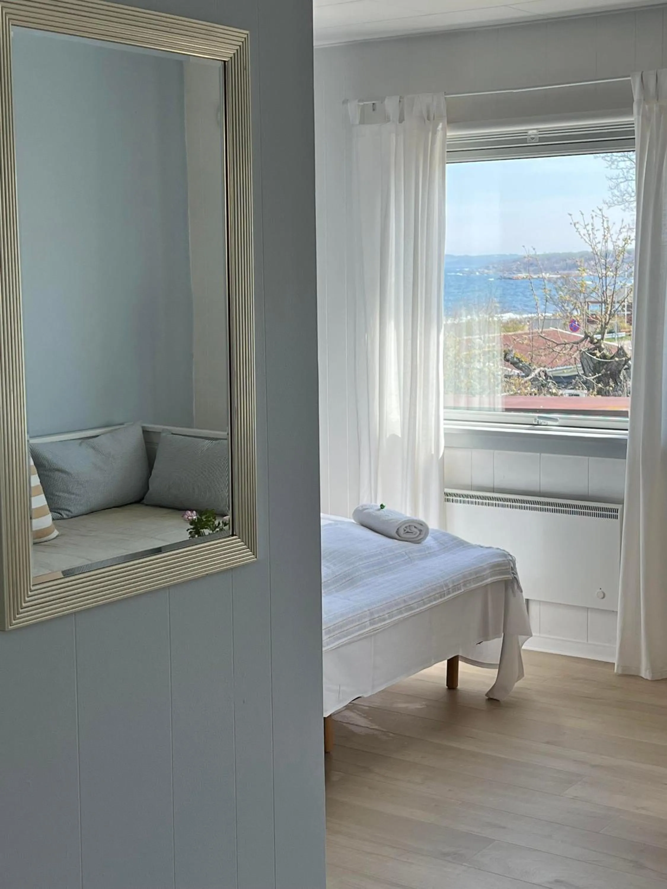 Bed in Sandkaas Badehotel