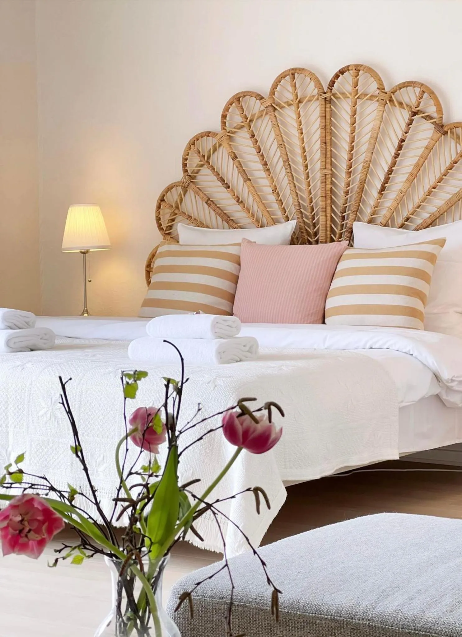 Bed in Sandkaas Badehotel