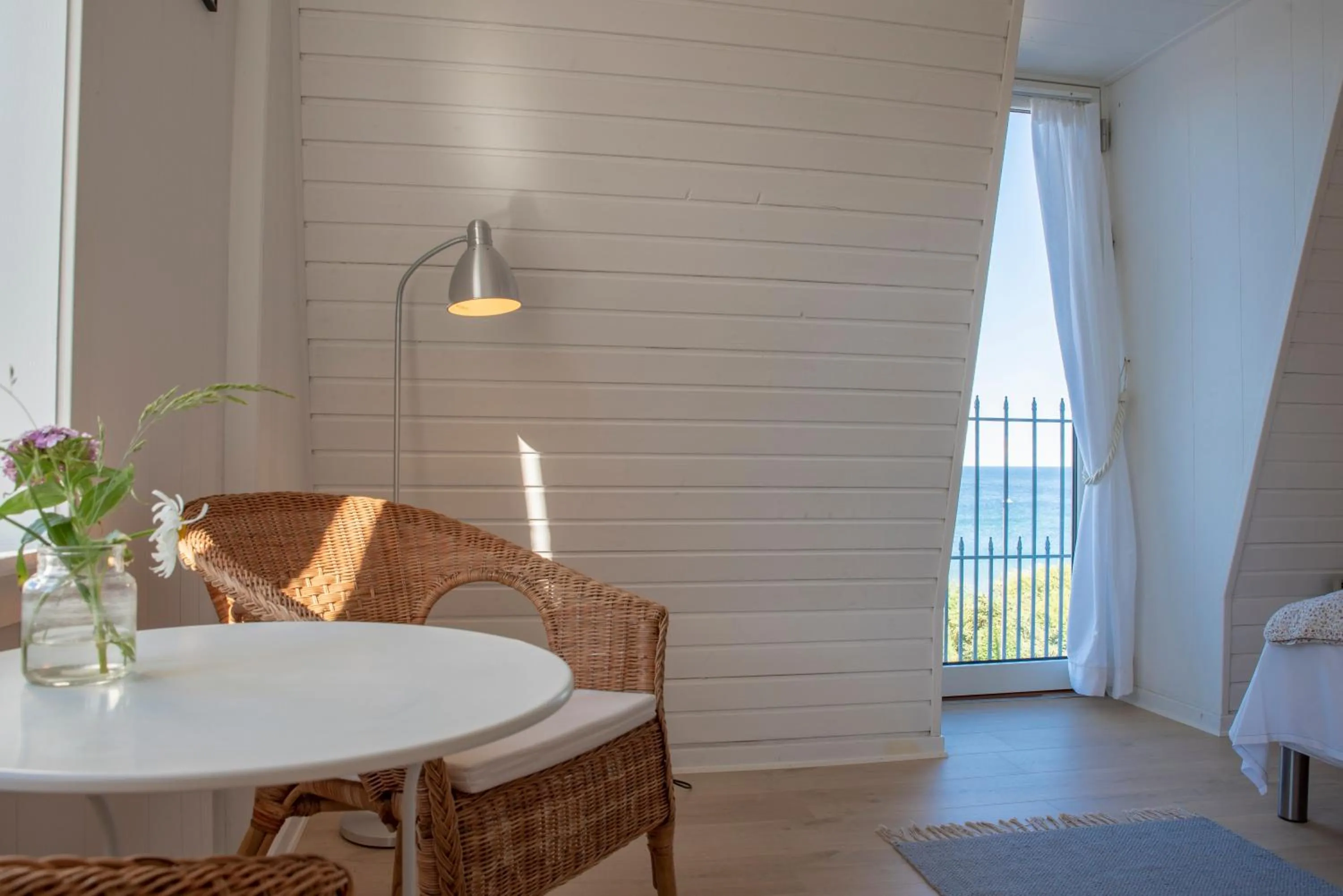 Bed in Sandkaas Badehotel